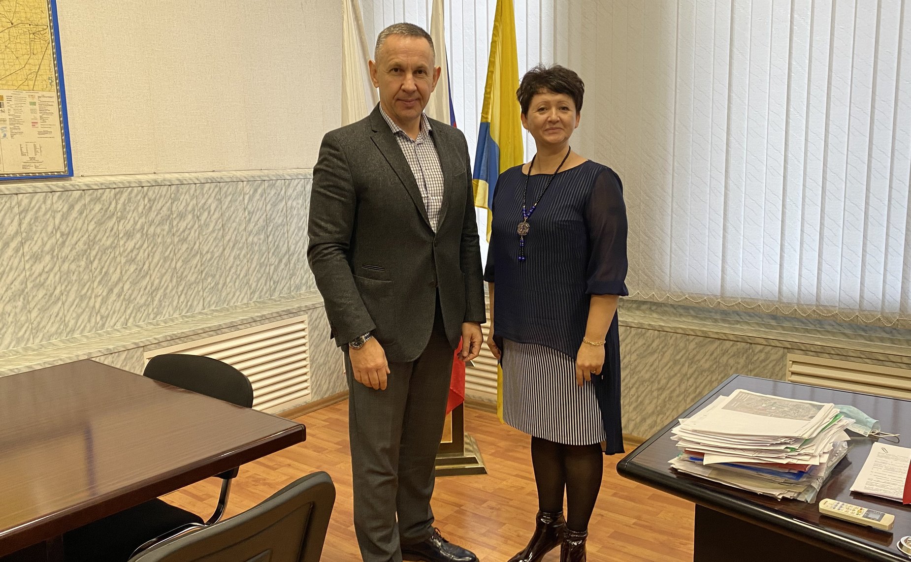 Олег Алексеев посетил Ровенский район Саратовской области и провел встречу с главами поселений