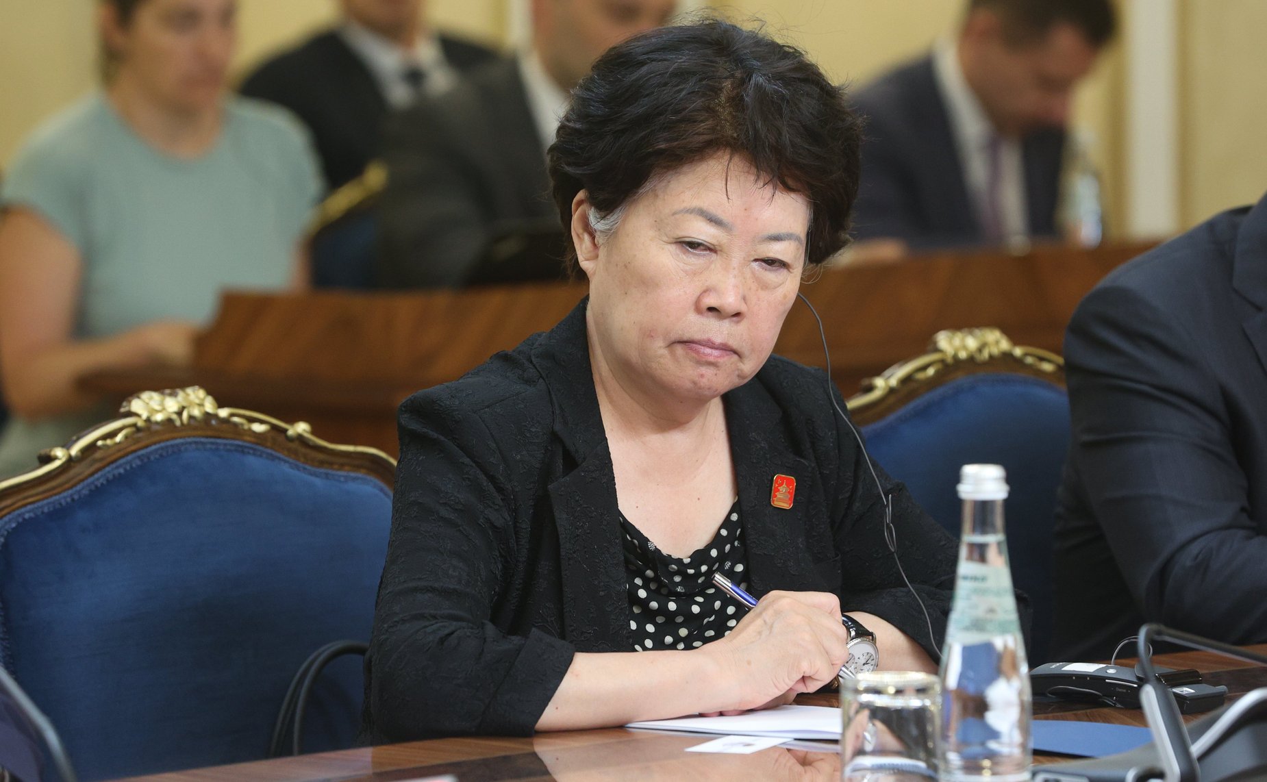 Валентина Матвиенко провела встречу с Председателем Постоянного комитета Всекитайского собрания народных представителей КНР Чжао Лэцзи