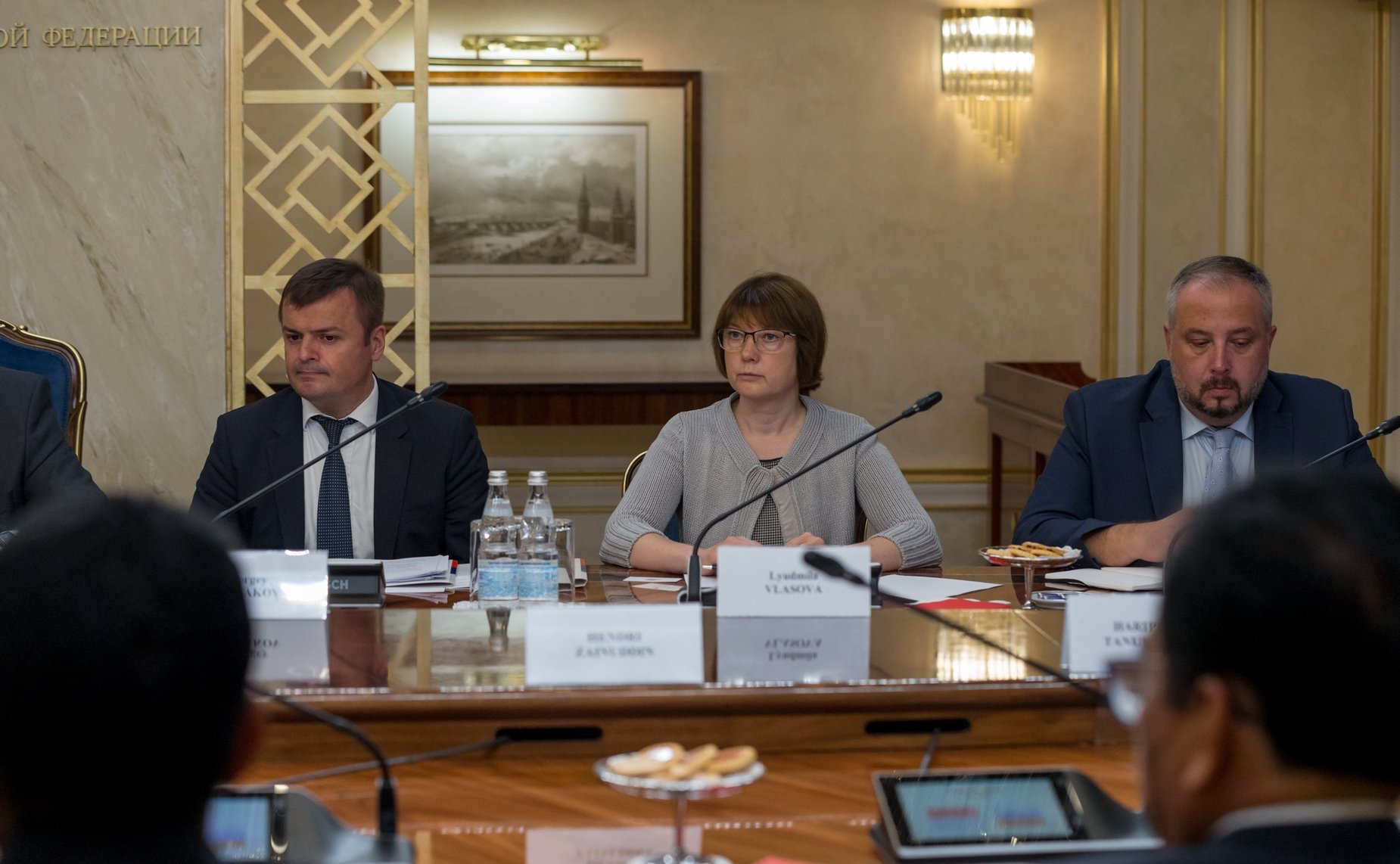 Встреча Вячеслава Тимченко с председателем Почетного собрания Совета представителей регионов Республики Индонезии Мервином Садипуном Комбером