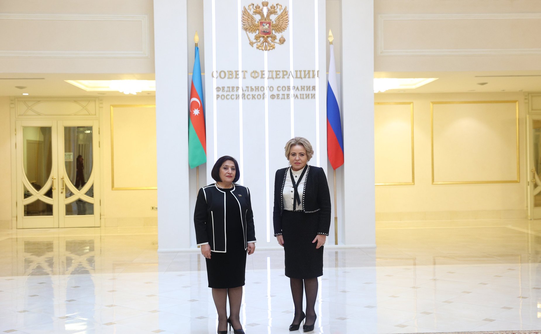 Встреча Председателя СФ Валентины Матвиенко с Председателем Милли Меджлиса Азербайджанской Республики