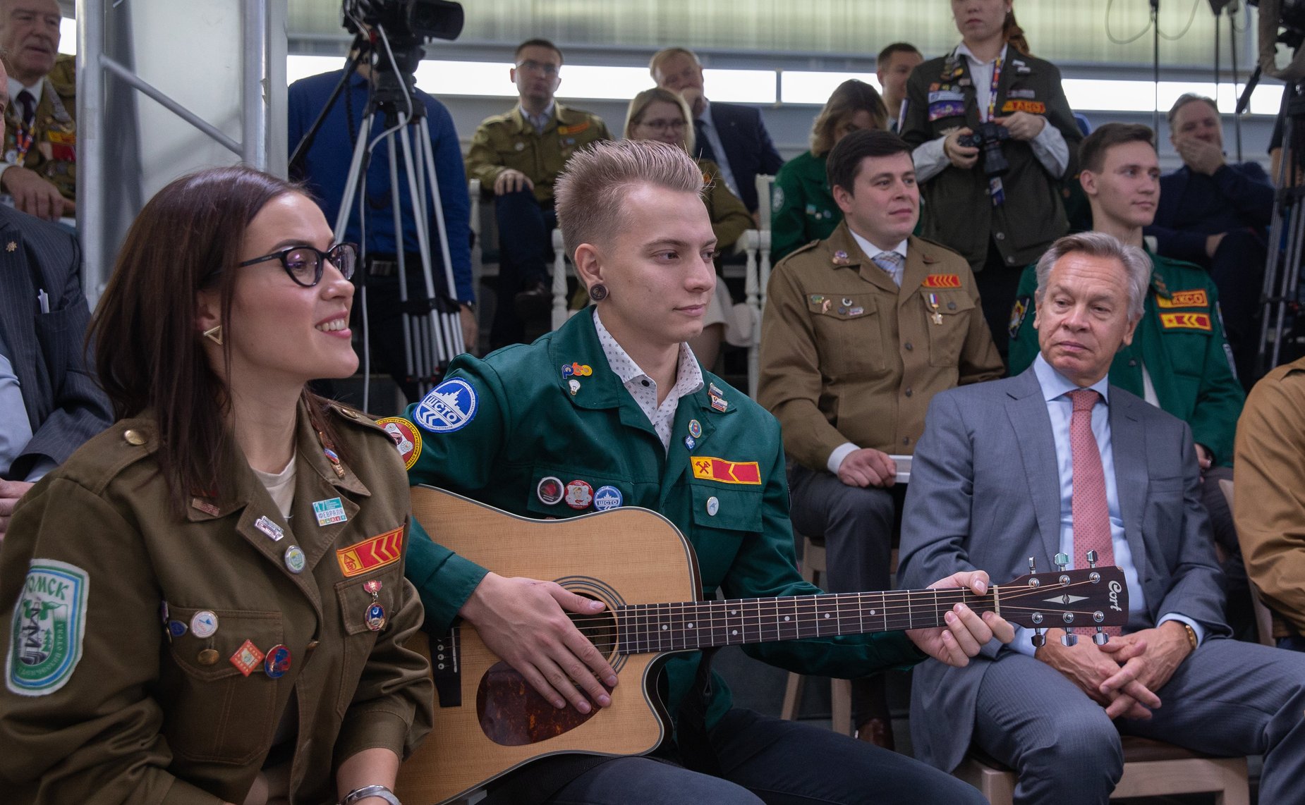 Встреча сенаторов с участниками Всероссийского слёта студенческих отрядов