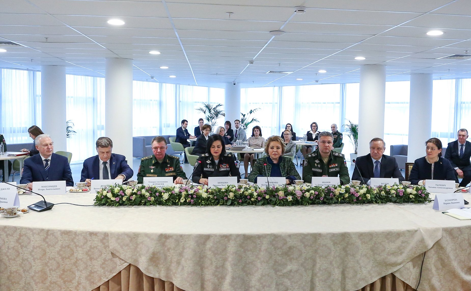 В. Матвиенко приняла участие в заседании Попечительского совета филиала Пансиона воспитанниц Минобороны