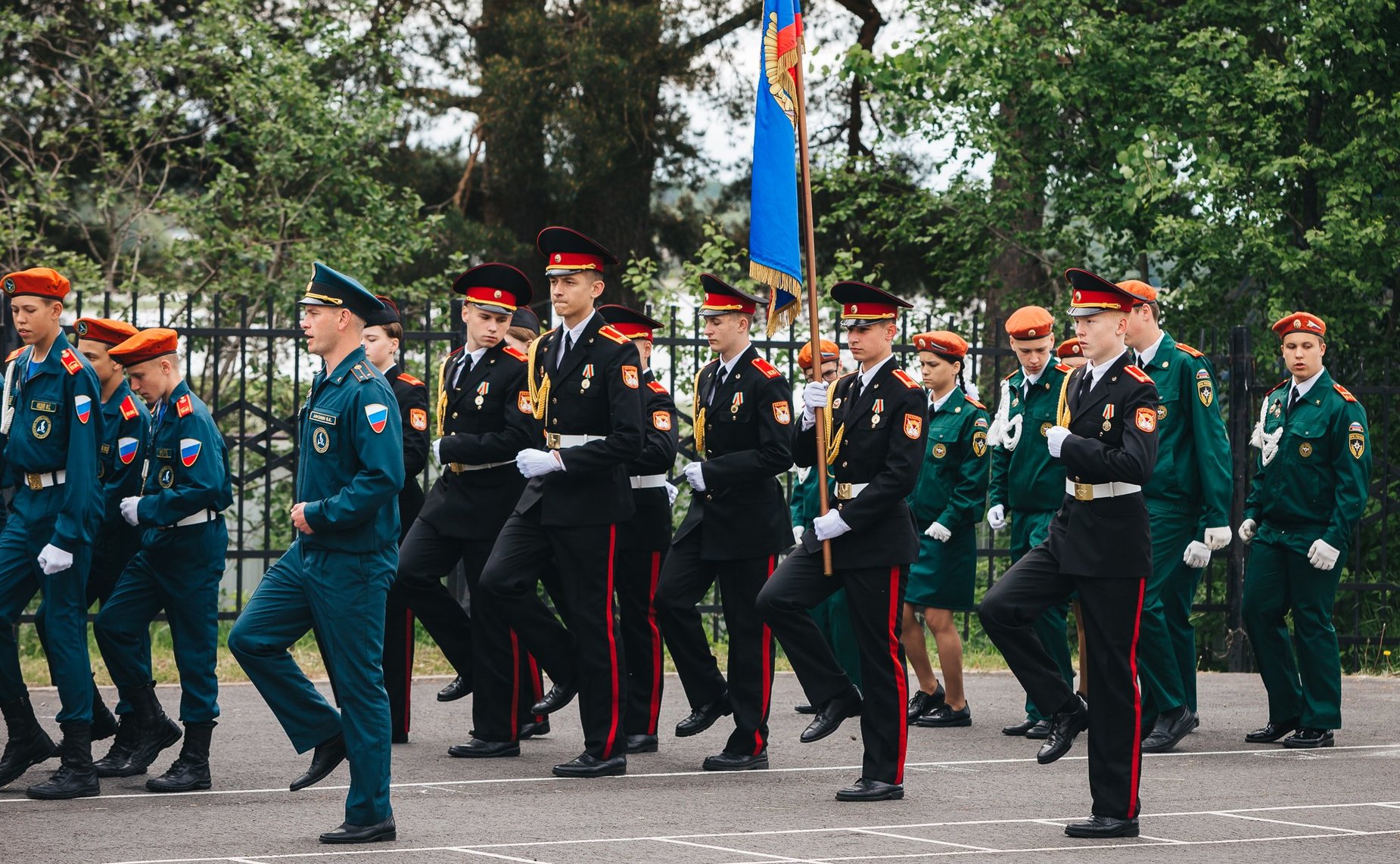 В Вологодской области на базе Образовательного центра – кадетской школы «Корабелы Прионежья» торжественно открылась каникулярная профориентационная школа «За безопасность!»