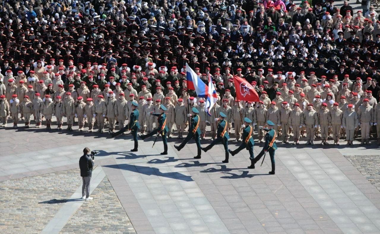 Юрий Валяев, принял участие в юнармейской военно-патриотической акции «Символы Великой Победы»