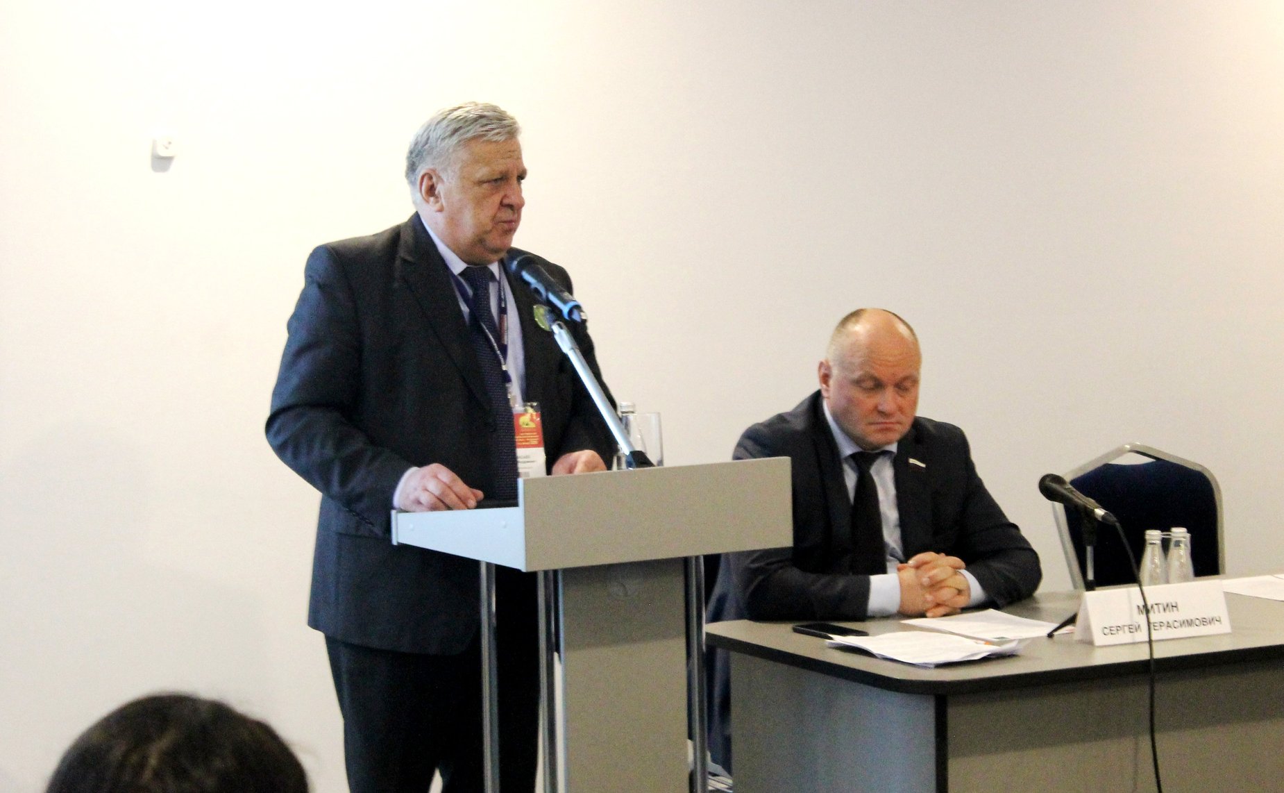 Встреча Сергея Митина и президента Российской Гильдии пекарей и кондитеров Юрия Кацнельсона