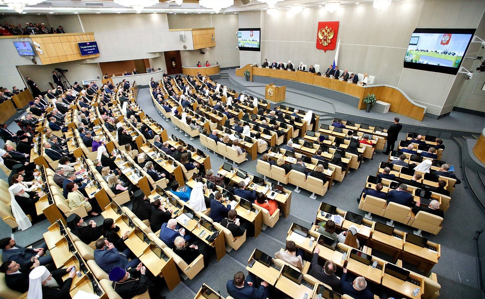 Пленарное заседание XI Рождественских парламентских встреч в рамках XXXI Международных Рождественских образовательных чтений на тему «Глобальные вызовы современности и духовный выбор человека»