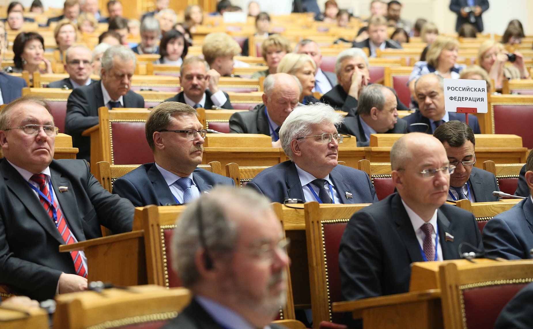 Участники заседания МПА СНГ