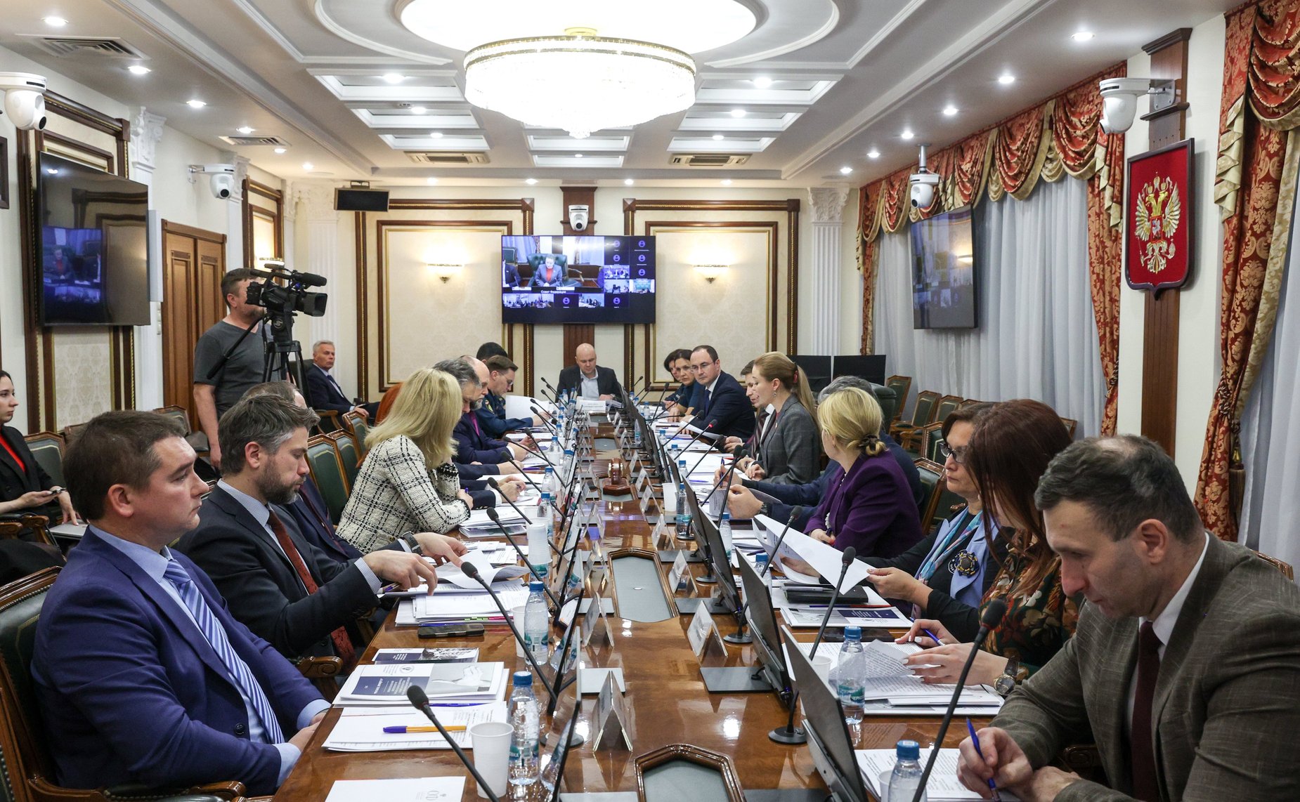 Совещание Комитета СФ по международным делам совместно с Комитетом СФ по обороне и безопасности «Вопросы систематизации видов ущерба, причиненного Российской Федерации и ее гражданам в результате преступлений киевского режима»