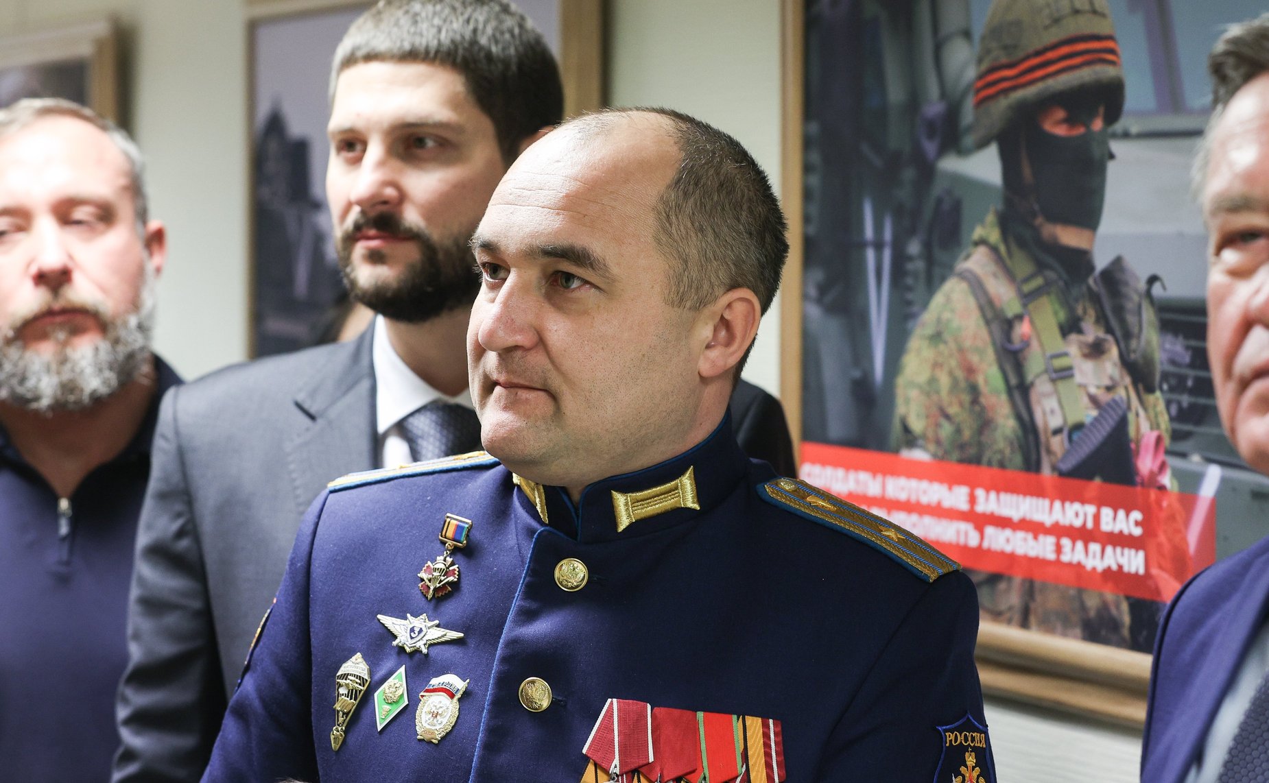 Открытие в Совете Федерации фотовыставки «Гостомельский Десант»