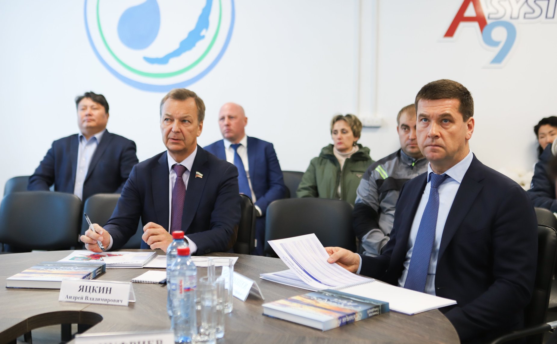 Сенаторы посетили канализационно – очистных сооружений (КОС) правого берега Ангары и приняли участие в совещании