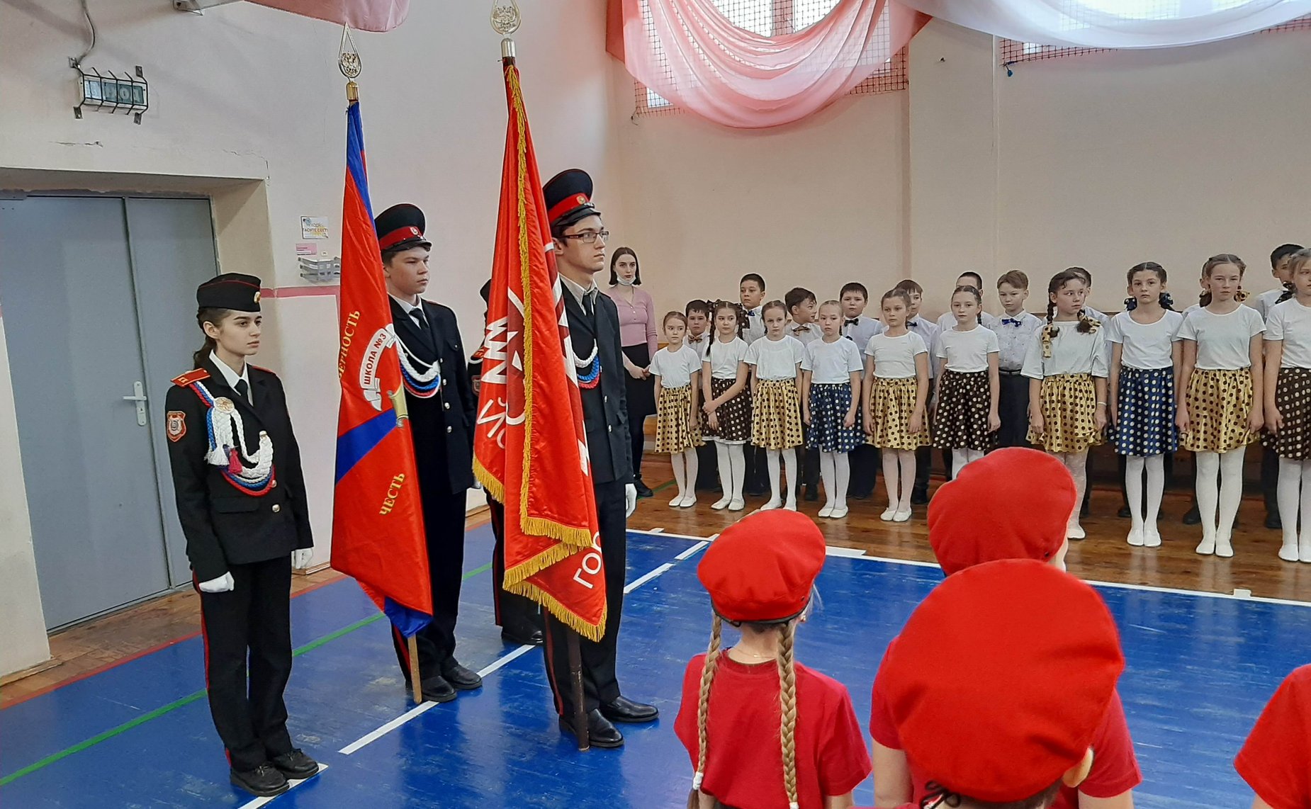 Сергей Мартынов принял участие в торжественной церемонии посвящения в юнармейцы воспитанников йошкар-олинской школы №3