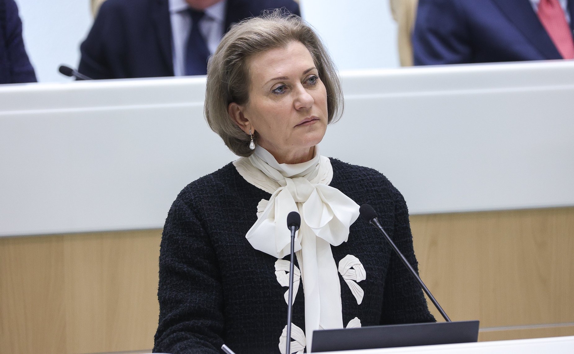 Руководитель Федеральной службы по надзору в сфере защиты прав потребителей и благополучия человека Анна Попова