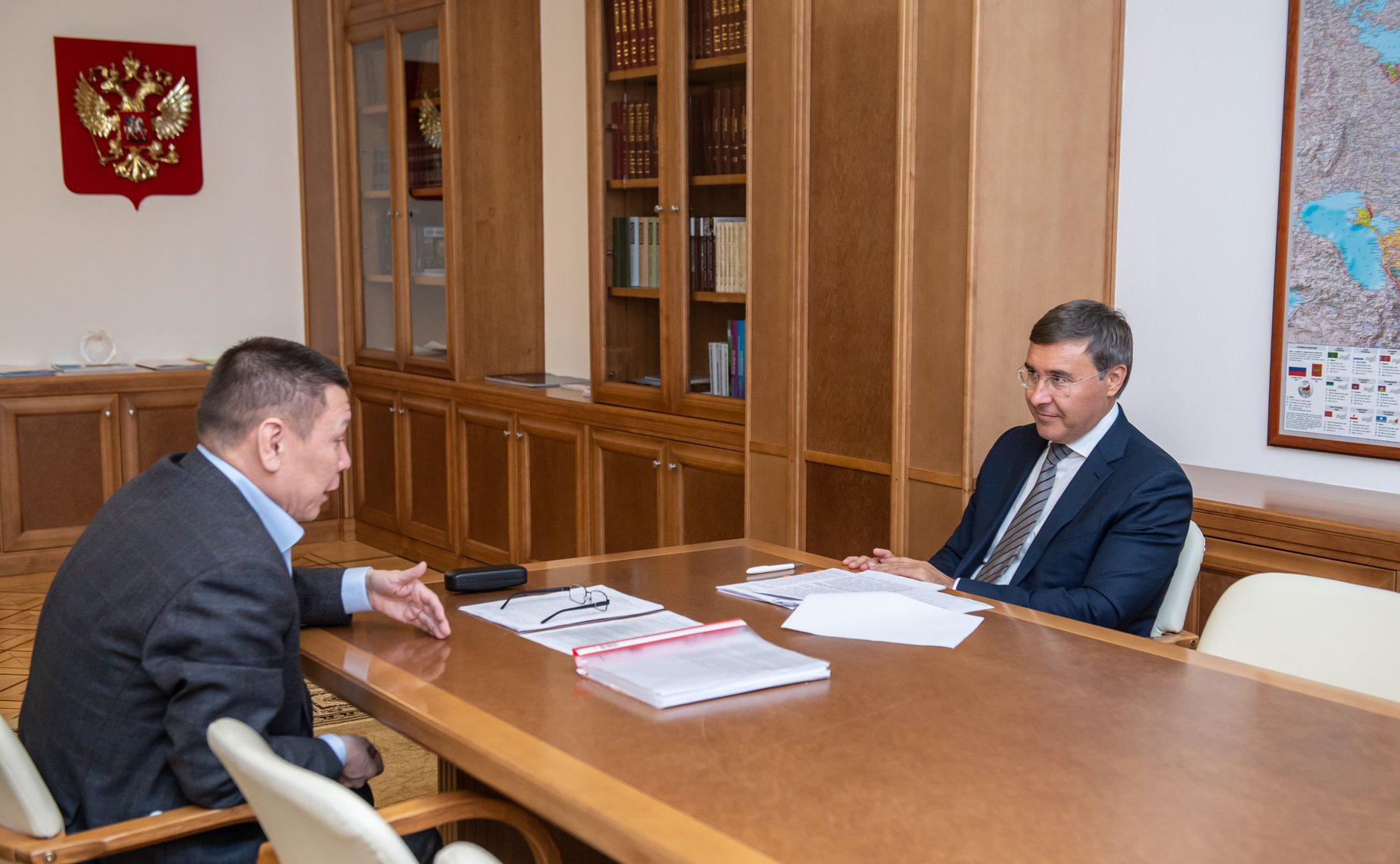 Встреча Григория Ледкова с Министром науки и высшего образования РФ Валерием Фальковым