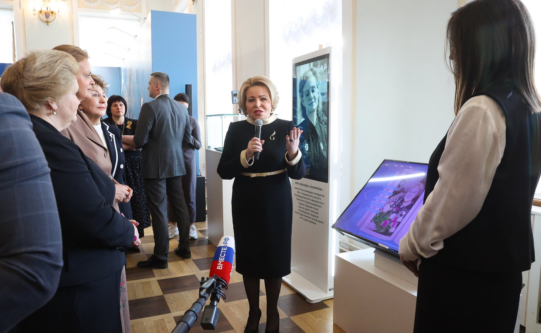 Торжественная церемония открытия выставки «Территория памяти и славы женского Подвига»