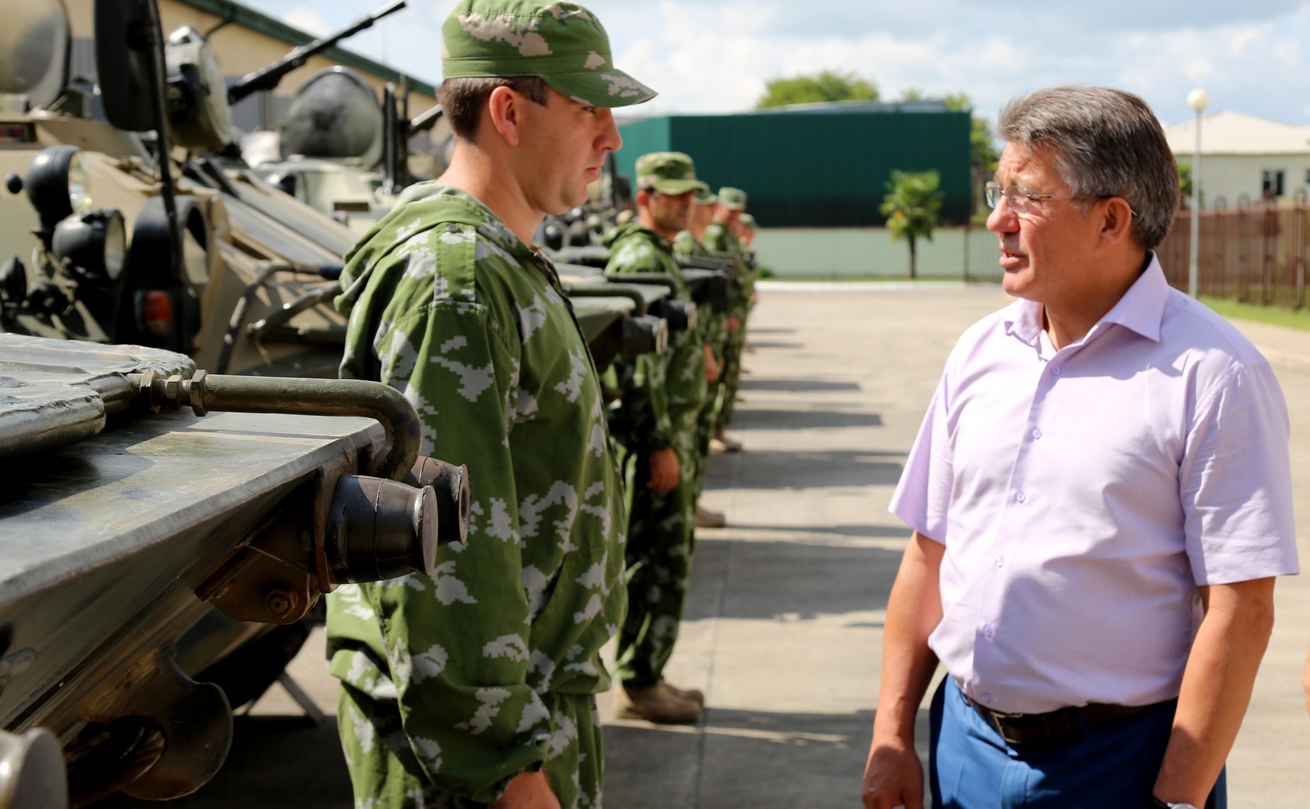 В ходе визита в Республику Абхазия делегация Совета Федерации посетила Пограничное управление ФСБ России