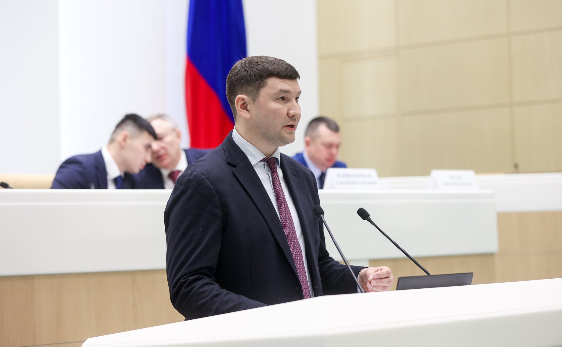 Пленарное заседание Палаты молодых законодателей при Совете Федерации