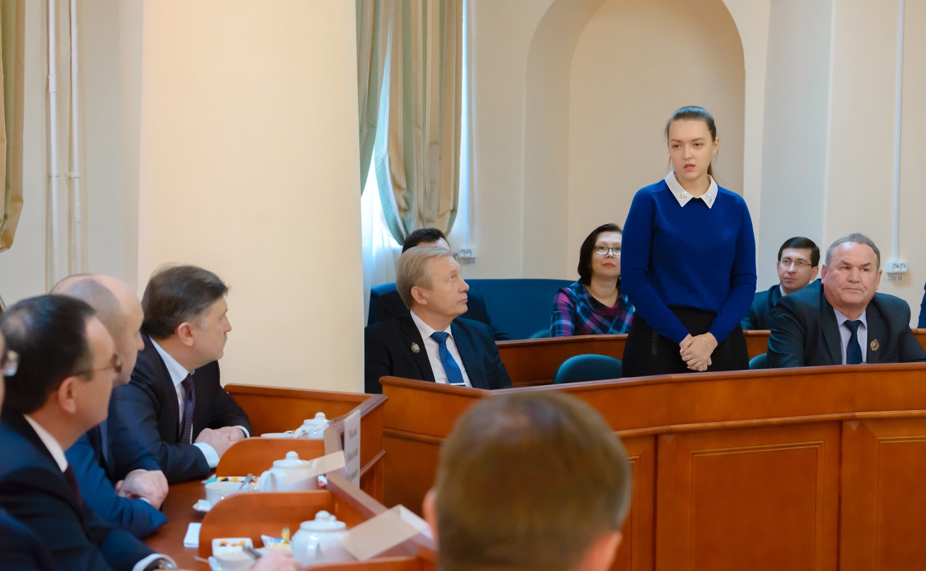 Николай Федоров посетил ведущий вуз республики и встретился со студентами и преподавателями