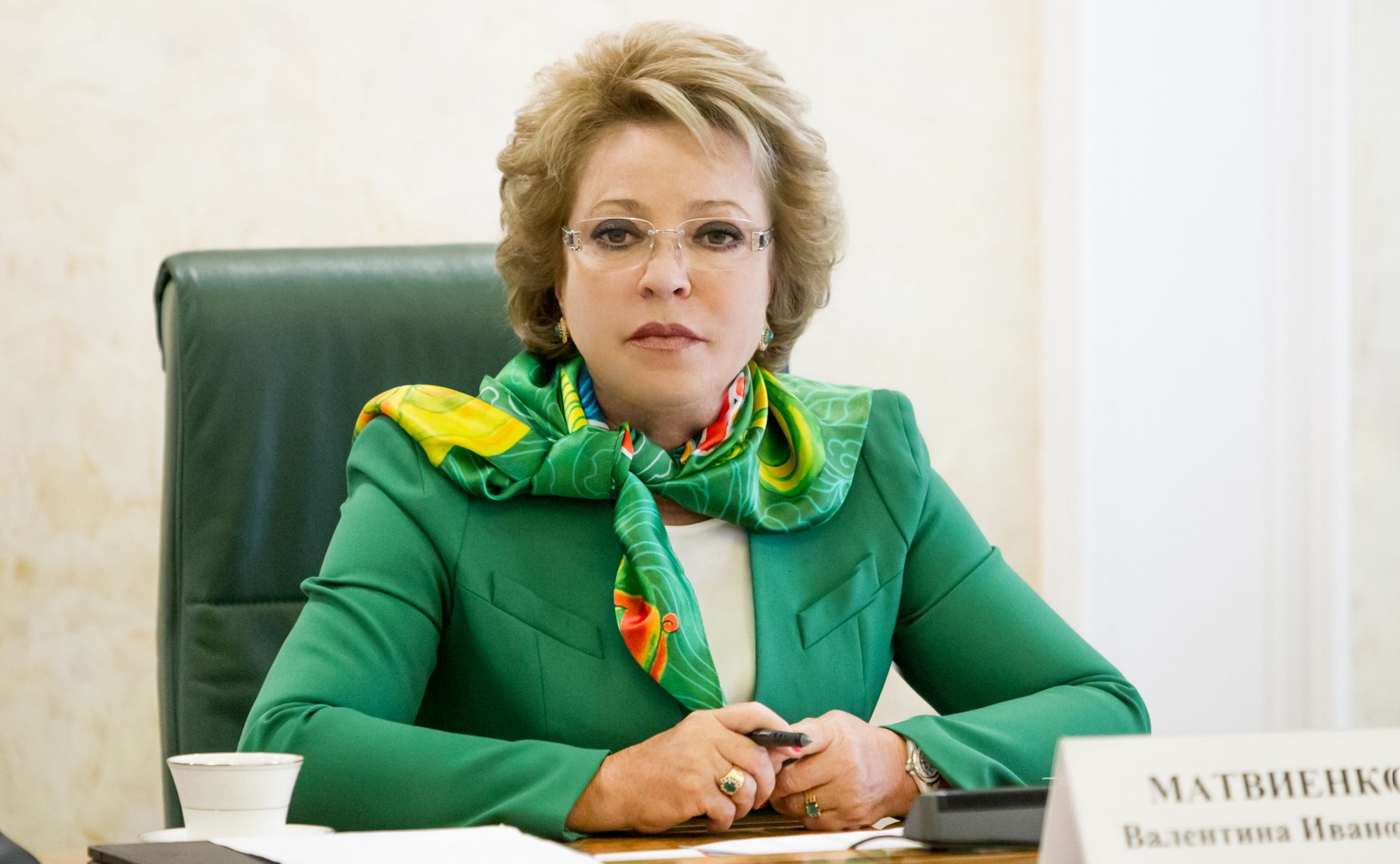 Заседание Оргкомитета VII Невского экологического конгресса Матвиенко