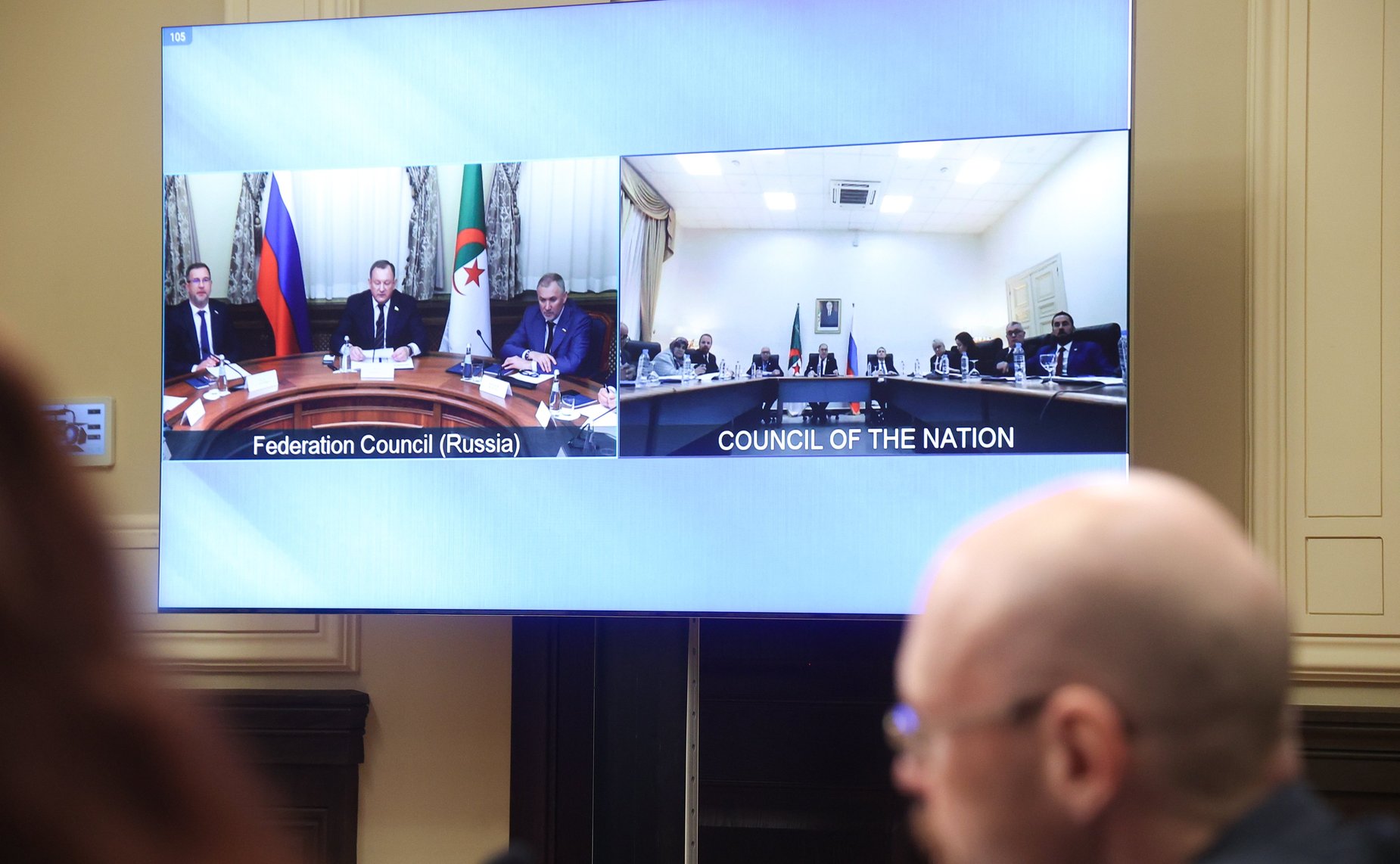 Совместное заседание групп по сотрудничеству Совета Федерации и Совета нации Алжирской Народной Демократической Республики