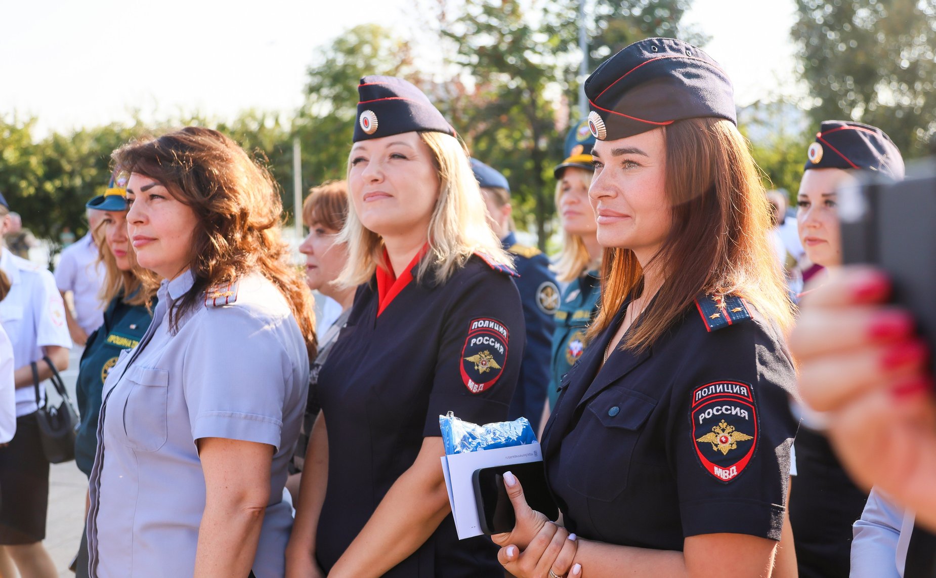 Открытие в Москве фотовыставки, подготовленной Ассоциацией «Женщины в погонах»