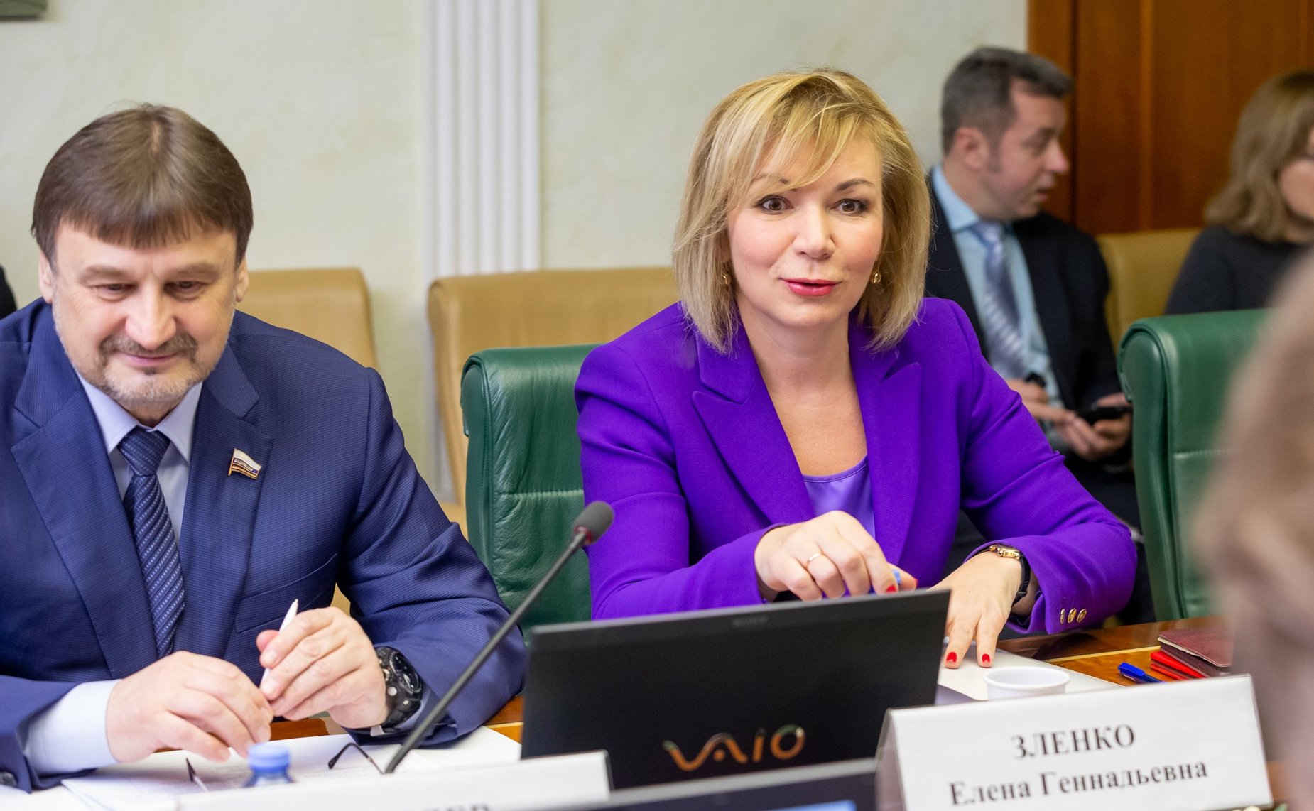 Владимир Лебедев и Елена Зленко