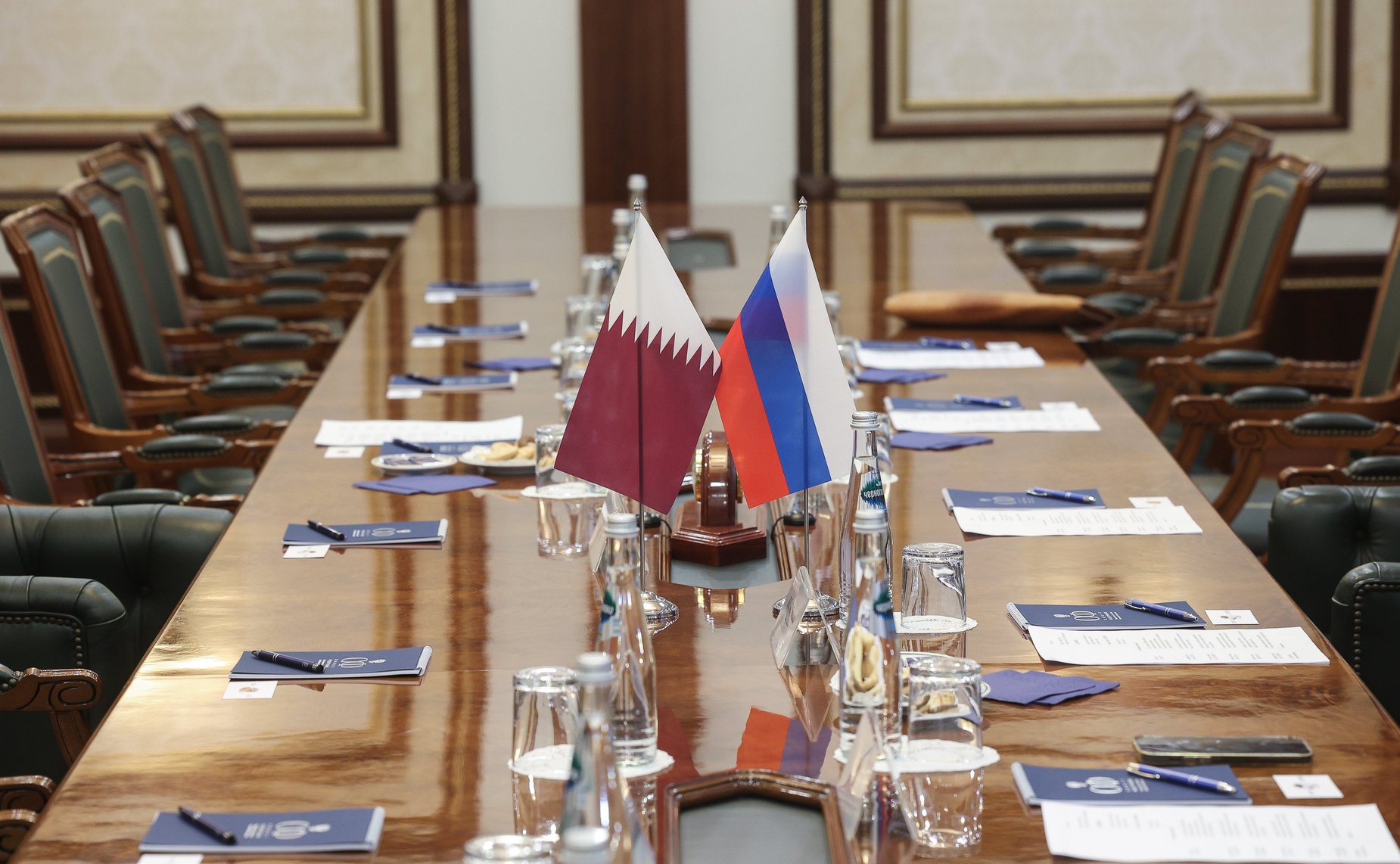 Первый заместитель Председателя Совета Федерации Андрей Яцкин провел встречу с заместителем Председателя Консультативного Совета Государства Катар Хамдой Аль-Сулейти