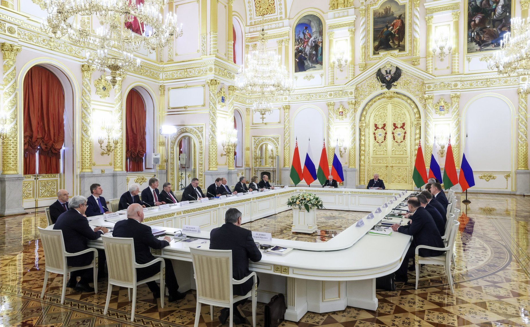 Председатель СФ Валентина Матвиенко приняла участие в заседании Высшего Государственного Совета Союзного государства