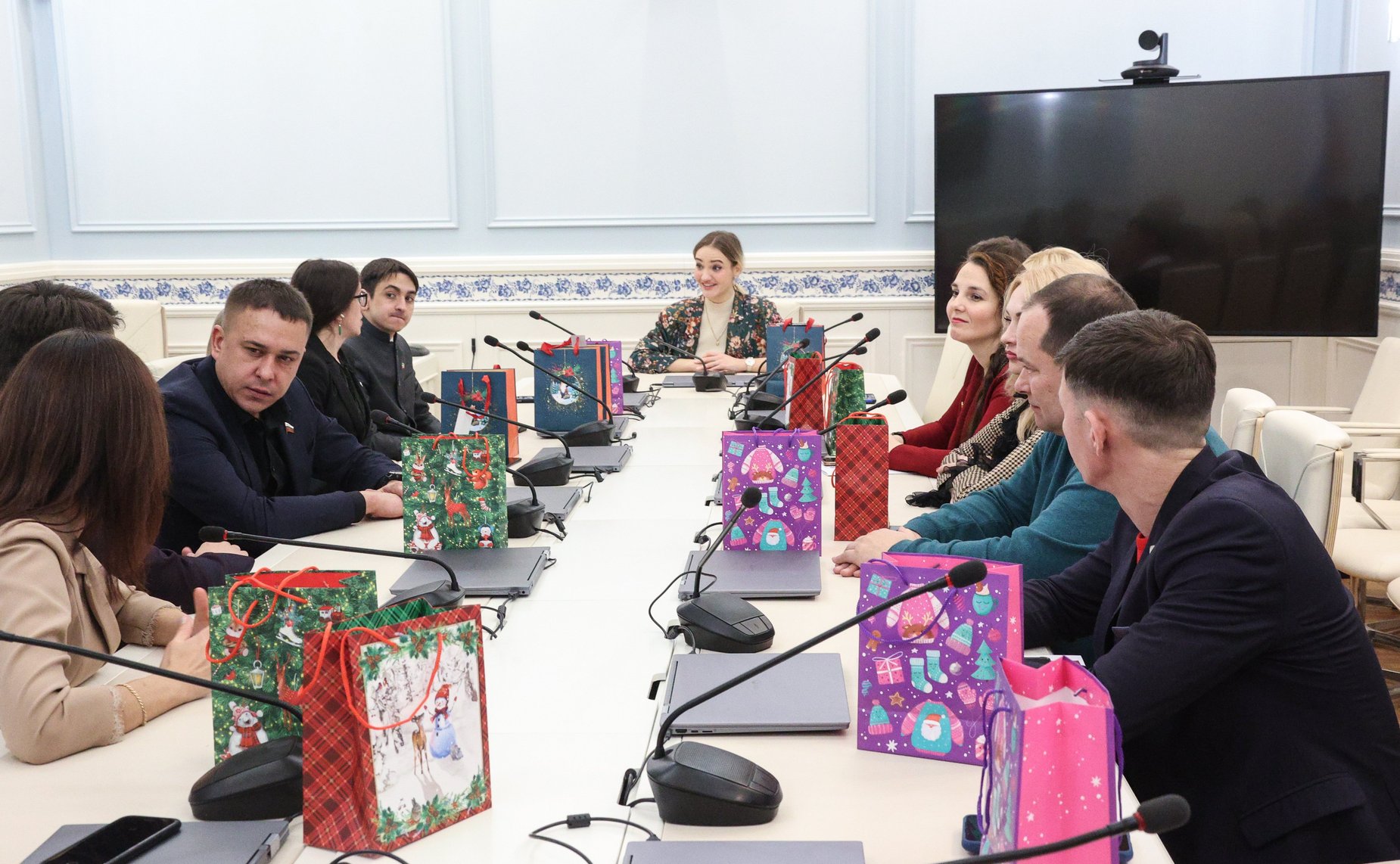 Айрат Гибатдинов провел встречу с кураторами Всероссийского конкурса детского и юношеского творчества «Земля Талантов»