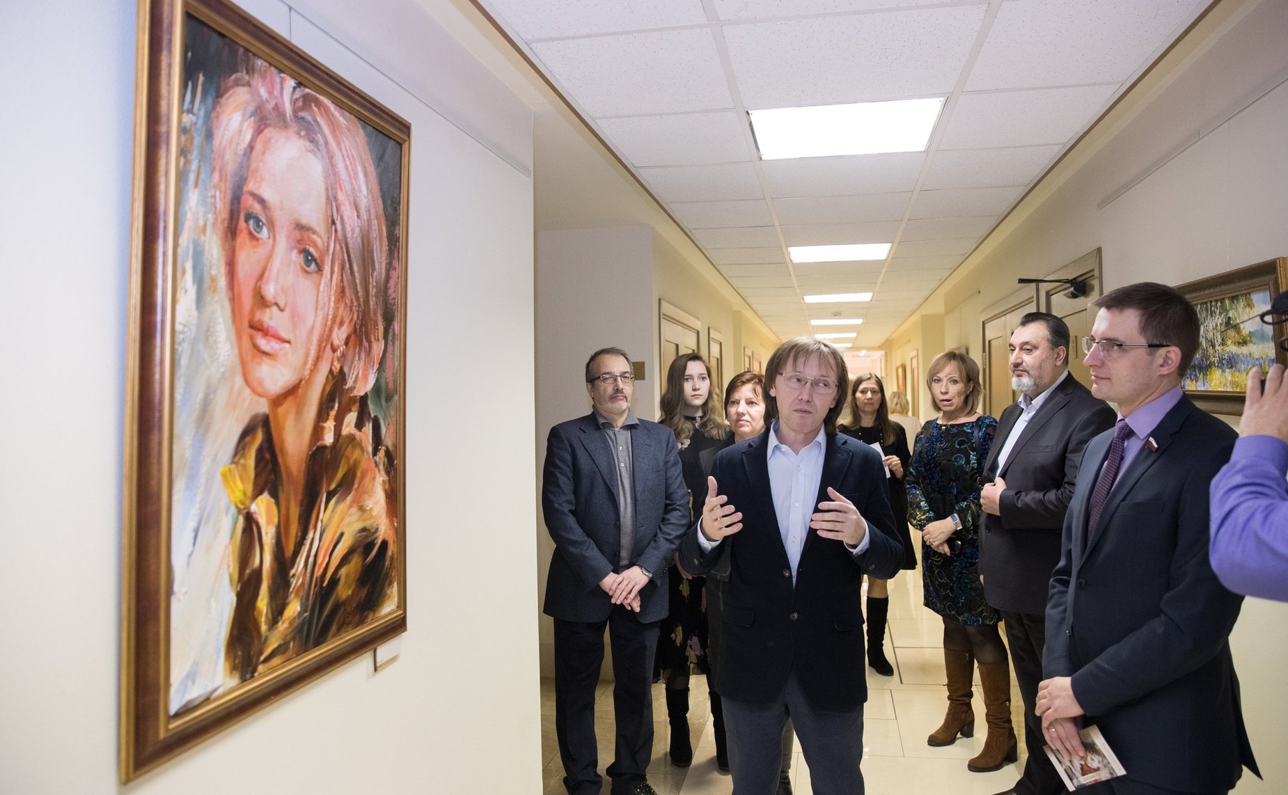 Выставка картин художника Н. Добрина в Совете Федерации