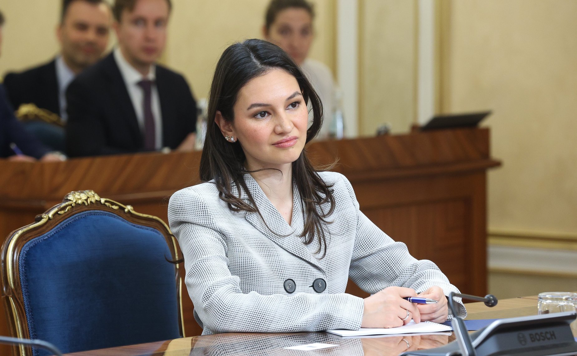 Встреча Председателя Совета Федерации Валентины Матвиенко с Помощником Президента Республики Узбекистан Саидой Мирзиёевой