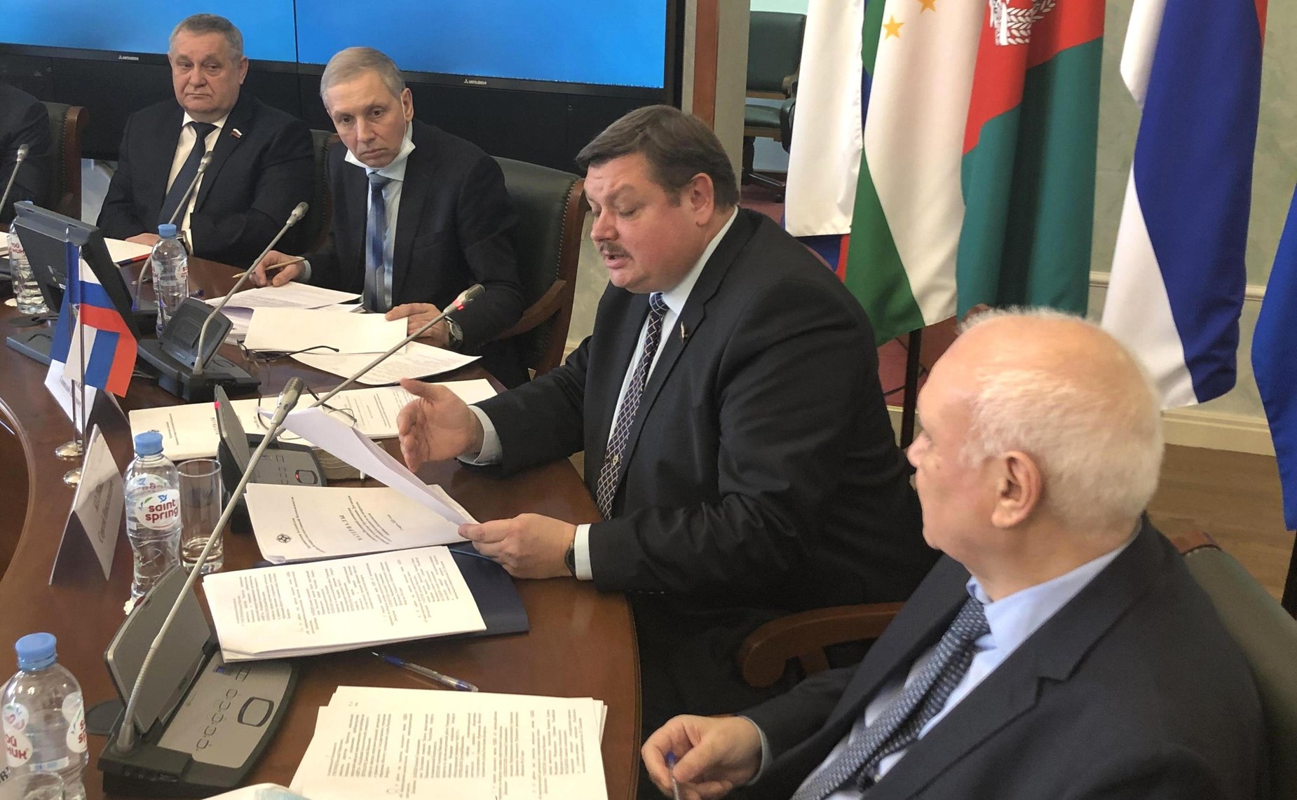 Сенаторы РФ приняли участие в заседаниях постоянных комиссий ПА ОДКБ