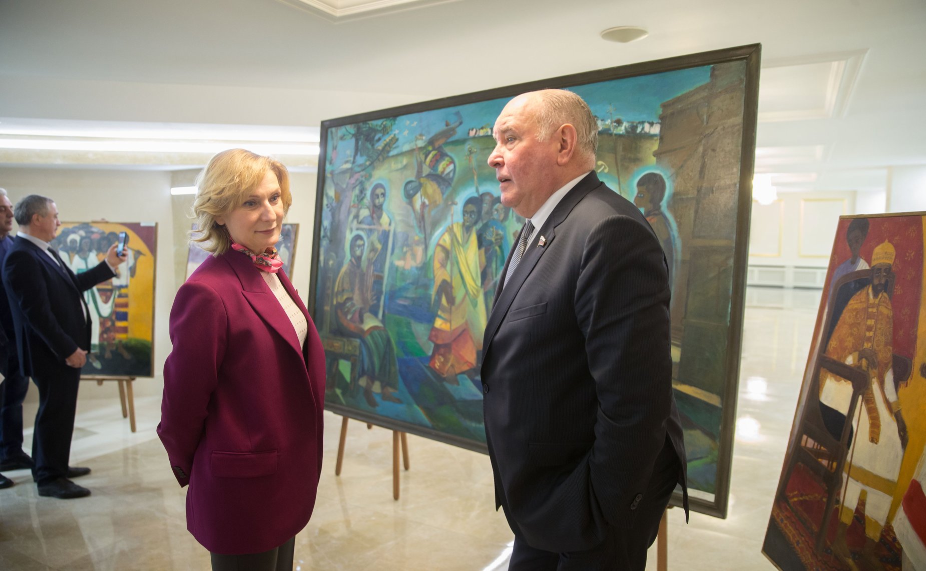 Открытие выставки «Россия – Африка»: диалог цивилизаций» в Совете Федерации