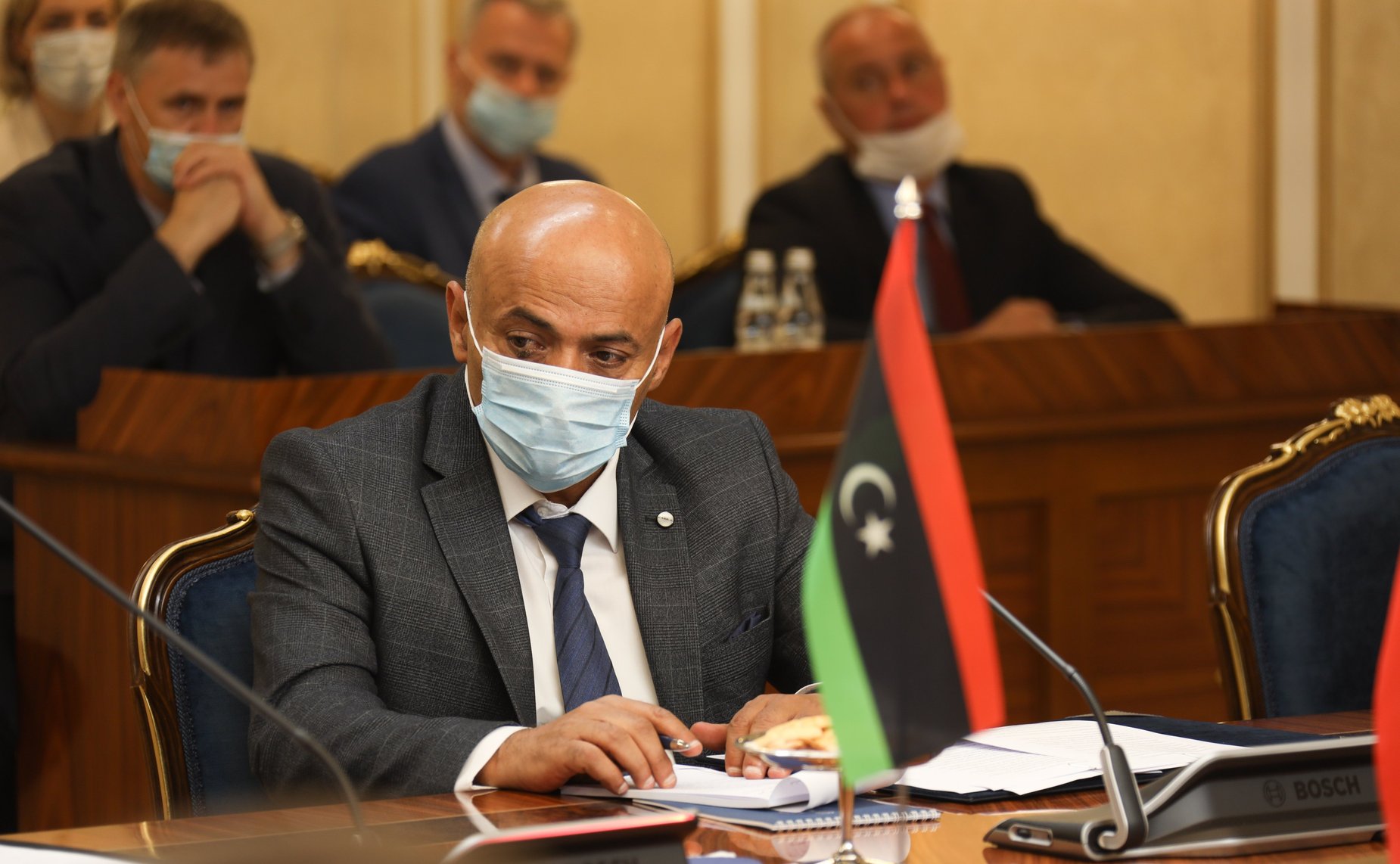 Встреча В. Матвиенко с Председателем палаты депутатов Государства Ливия Агилой Салехом