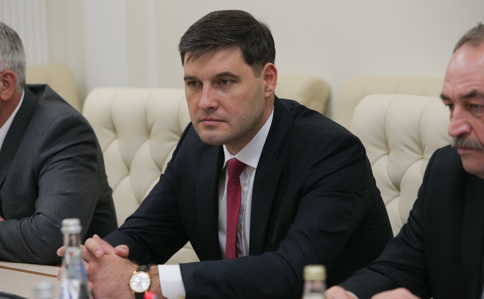 Встреча заместителя председателя Комитета СФ по международным делам Фарита Мухаметшина с Председателем Верховного Совета Приднестровской Молдавской Республики