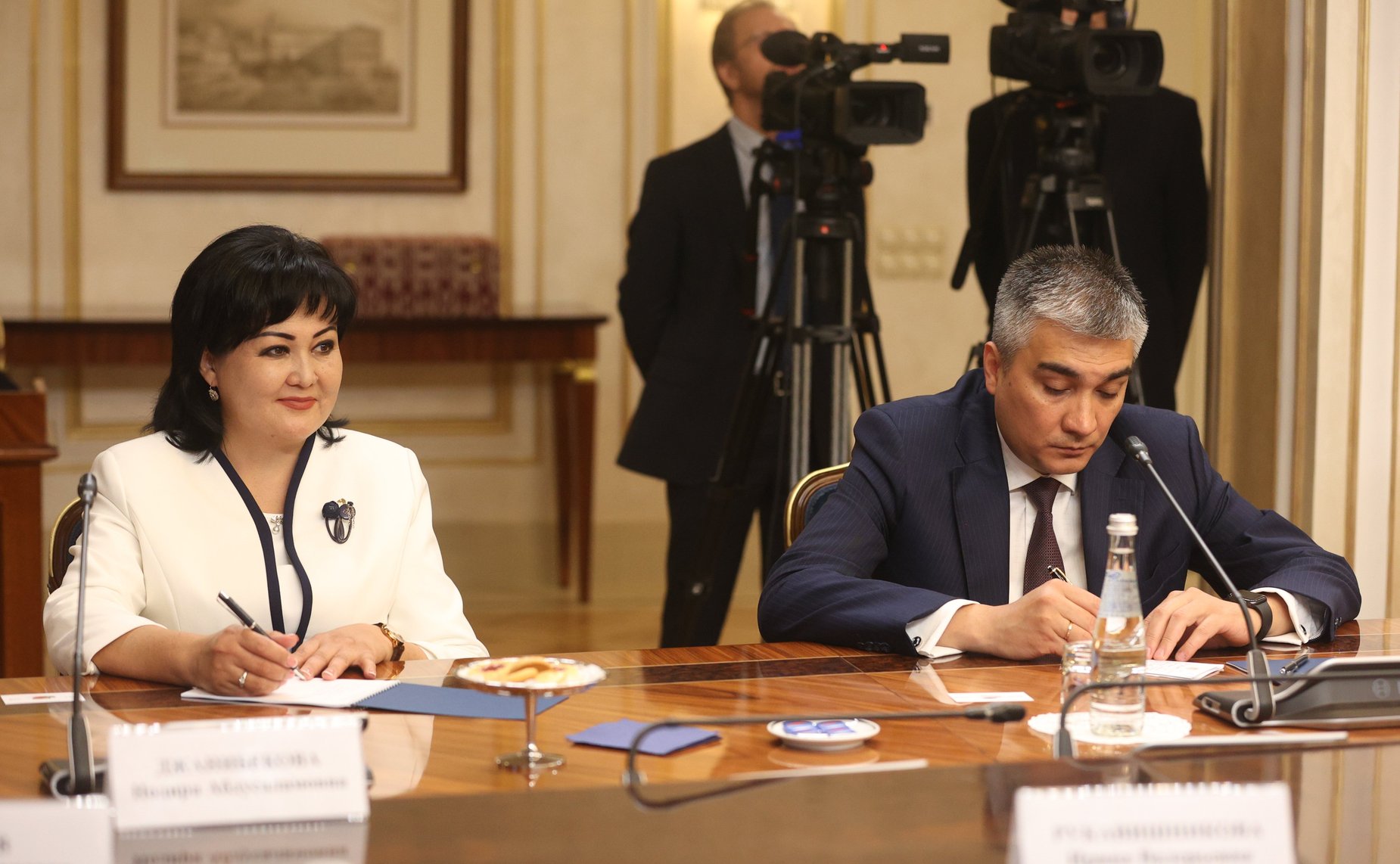 Встреча Председателя СФ Валентины Матвиенко со Спикером Законодательной палаты Олий Мажлиса Республики Узбекистан