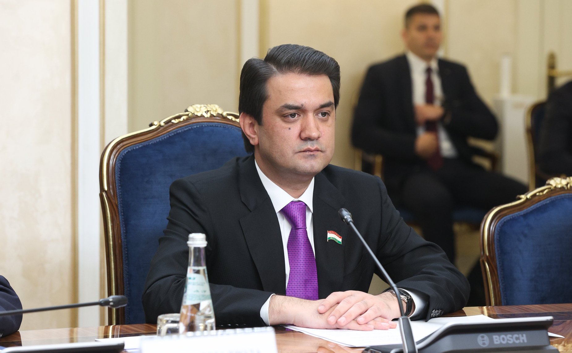 Валентина Матвиенко обсудила с Председателем Маджлиси милли Маджлиси Оли Республики Таджикистан Рустами Эмомали