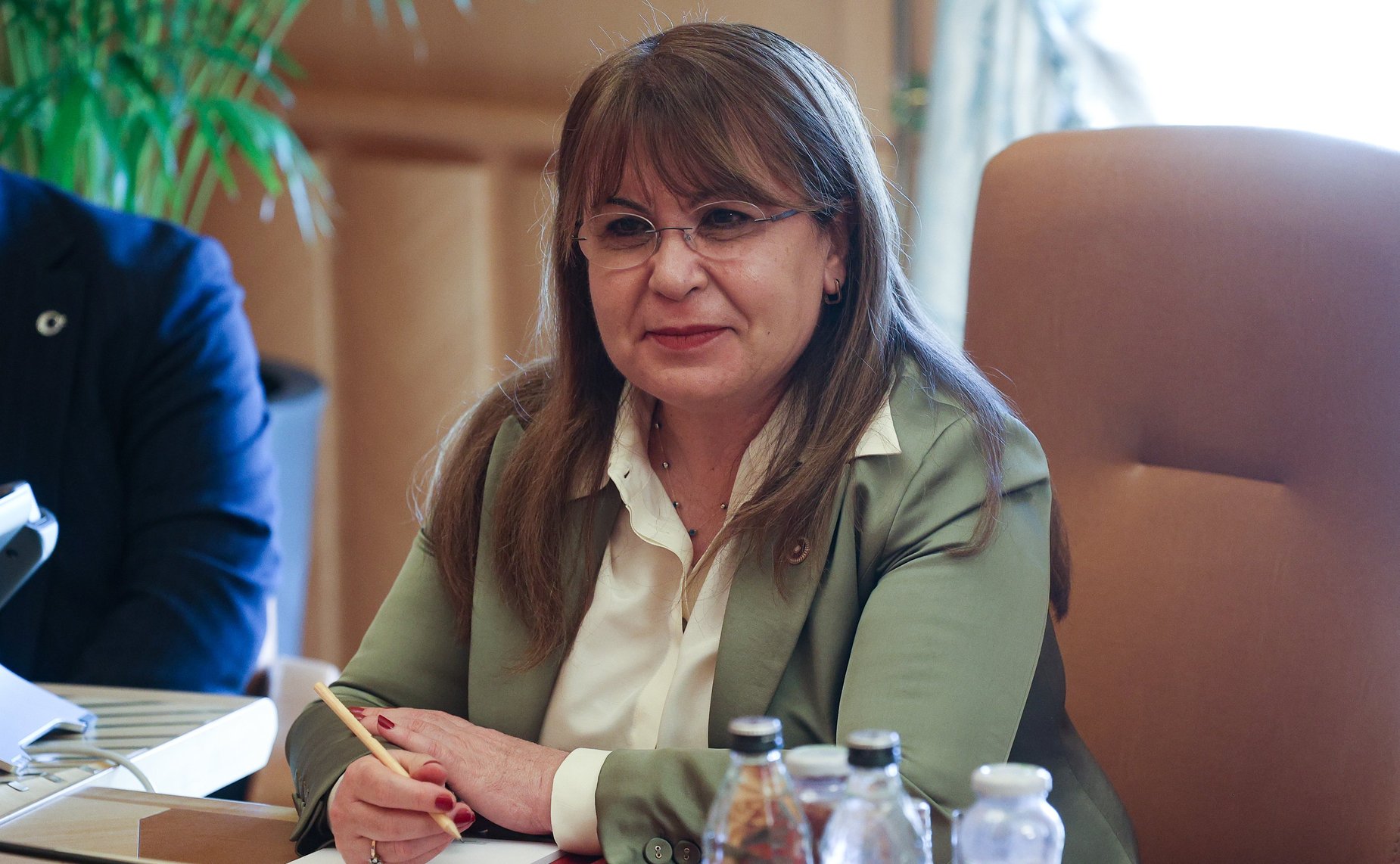 Встреча делегации Совета Федерации во главе с Валентиной Матвиенко с Председателем Великого национального собрания Турции Нуманом Куртулмушем