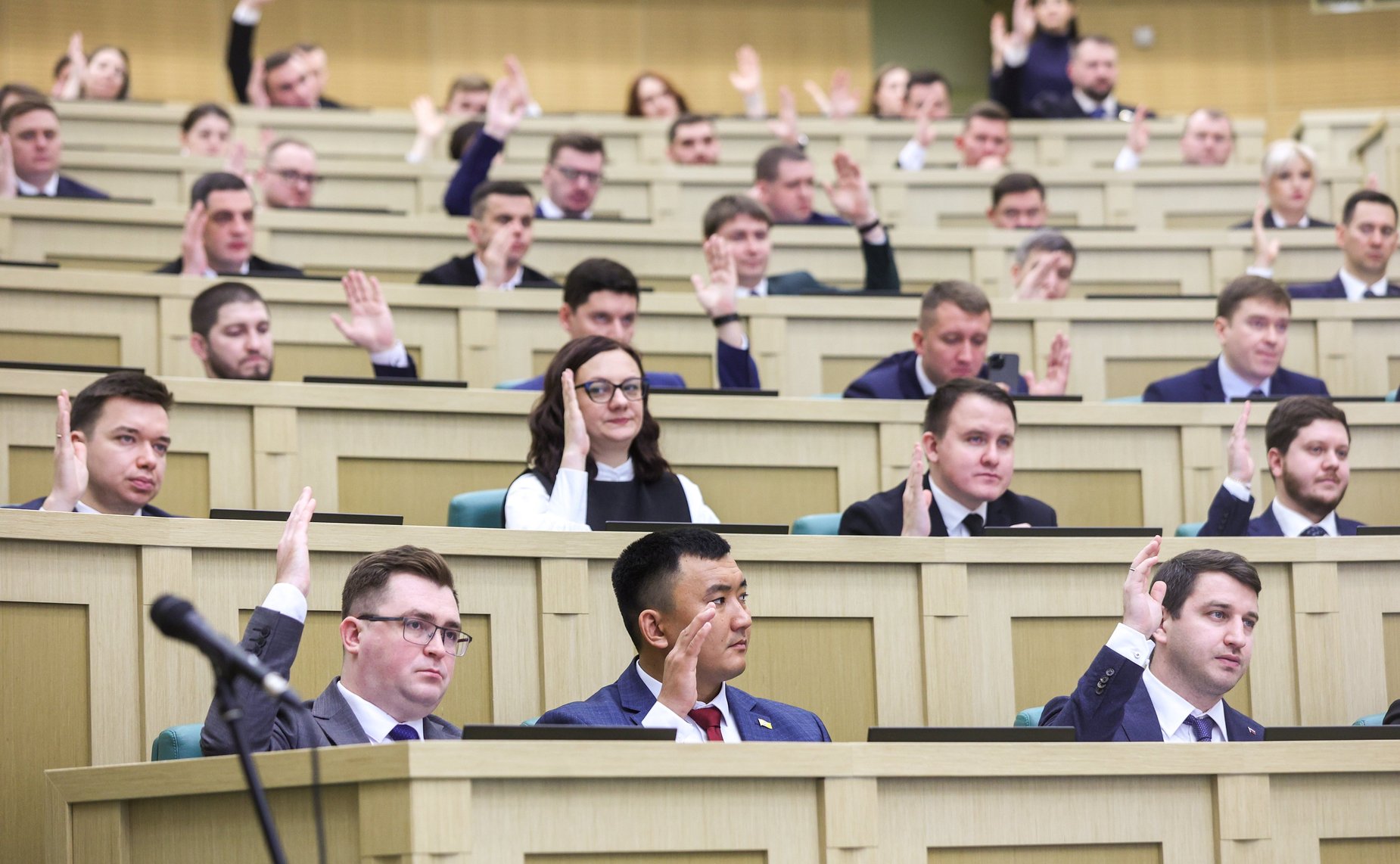 Заседание Палаты молодых законодателей при Совете Федерации