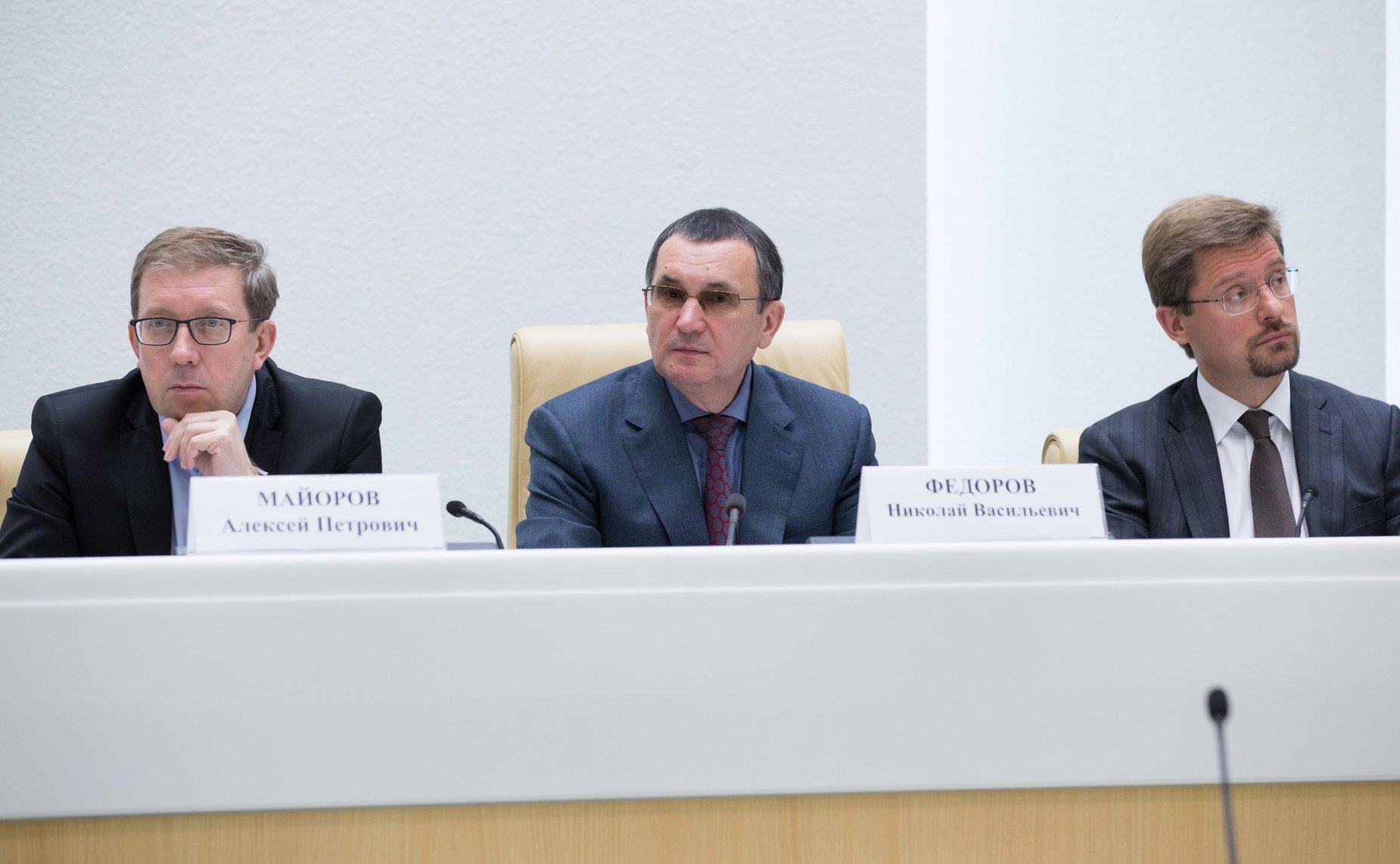 Алексей Майоров, Николай Федоров и Алексей Медведев