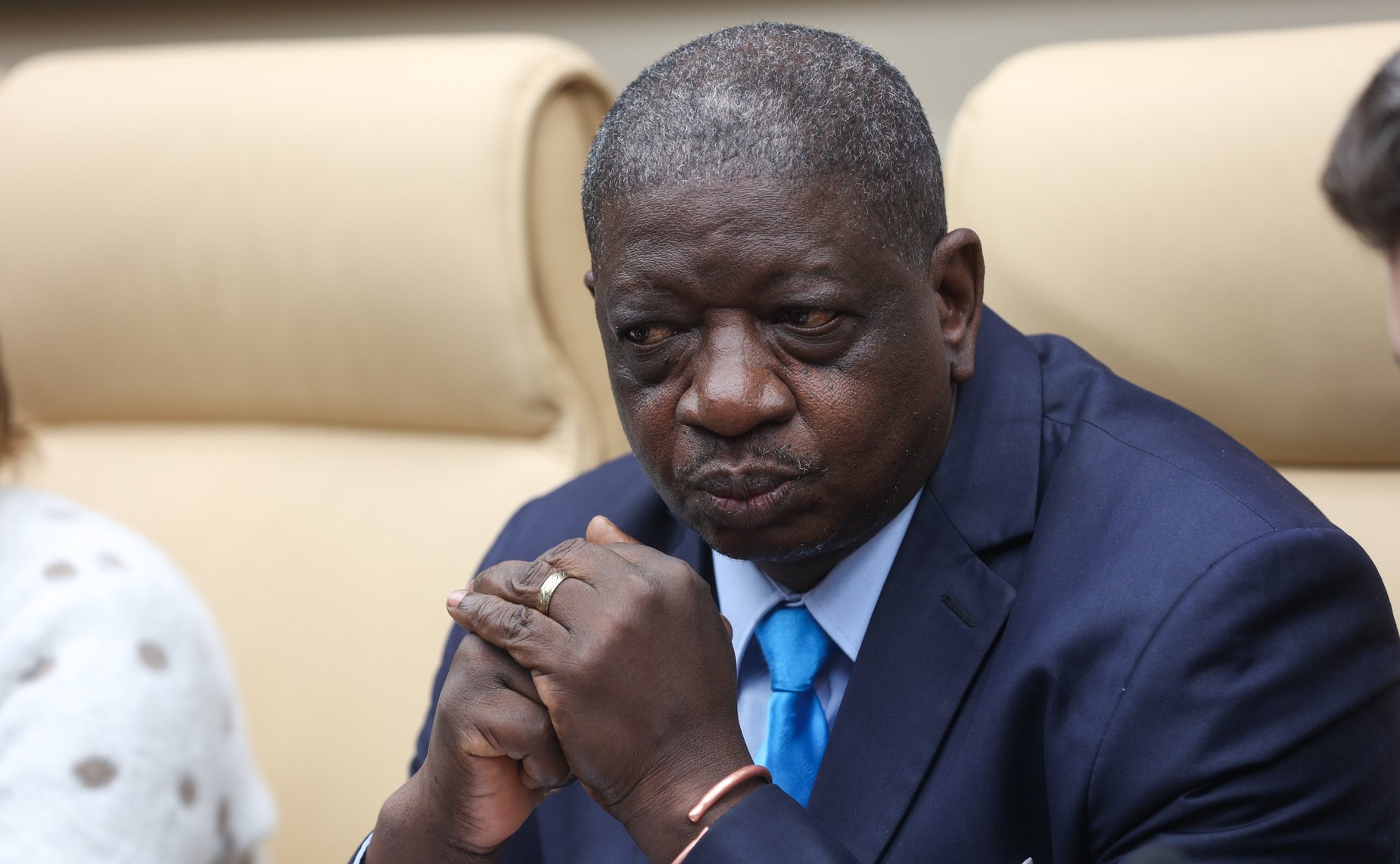 Егор Борисов провел встречу с директором по административным вопросам Национальной геологической службы Демократической Республики Конго Муамбой Мушимпаку Годфруа