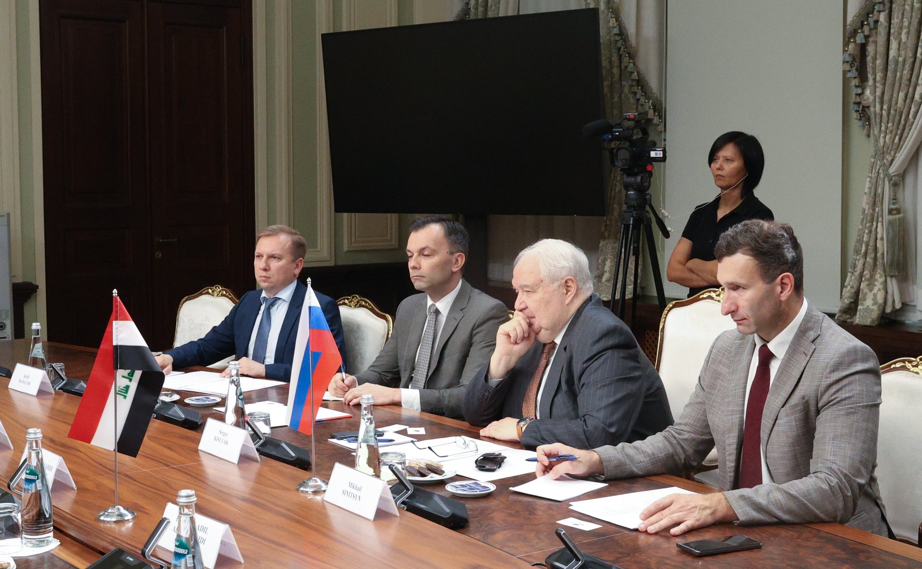 Встреча первого заместителя председателя Комитета Совета Федерации по международным делам Сергея Кисляка с бывшим премьер-министром Республики Ирак Аделем Абдельмахди