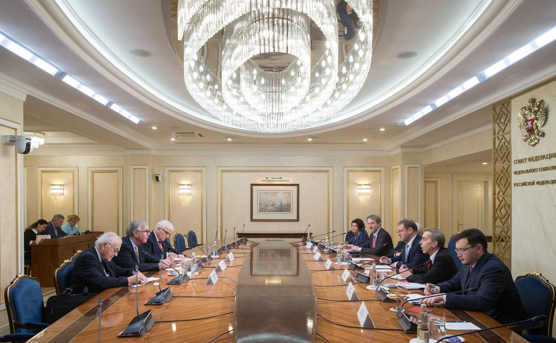 Встреча Константина Косачева с членами палаты лордов парламента Соединенного Королевства Великобритании и Северной Ирландии