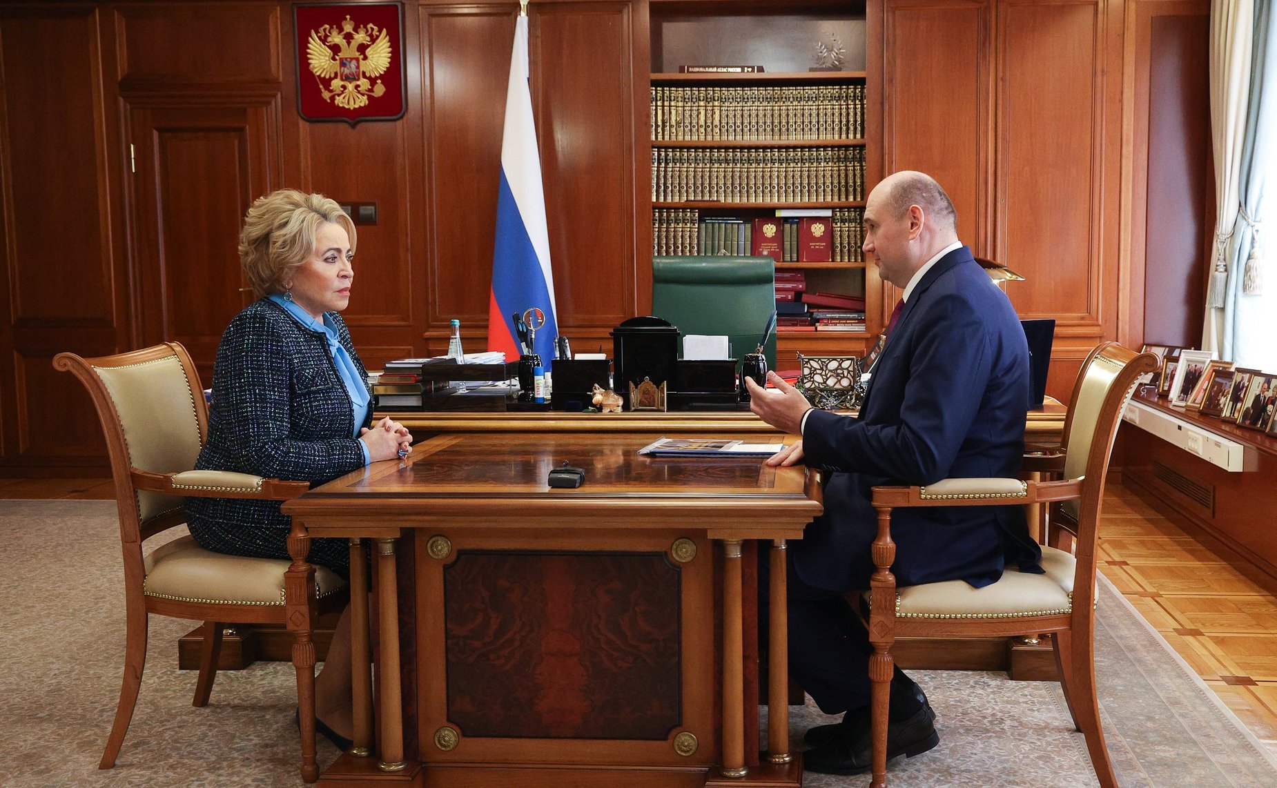 Встреча Председателя Совета Федерации Валентины Матвиенко с руководством Оренбургской области