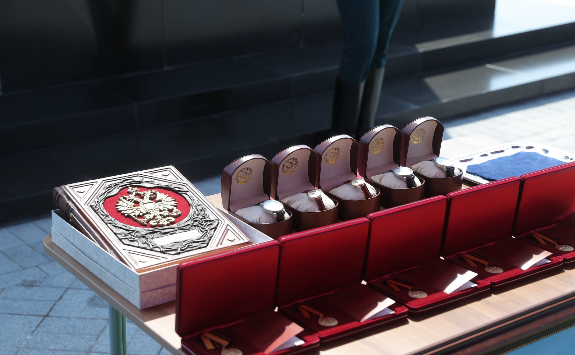 Памятное мероприятие в честь 20-летия Федерального военного мемориала Пантеон защитников отечества в городе Мытищи