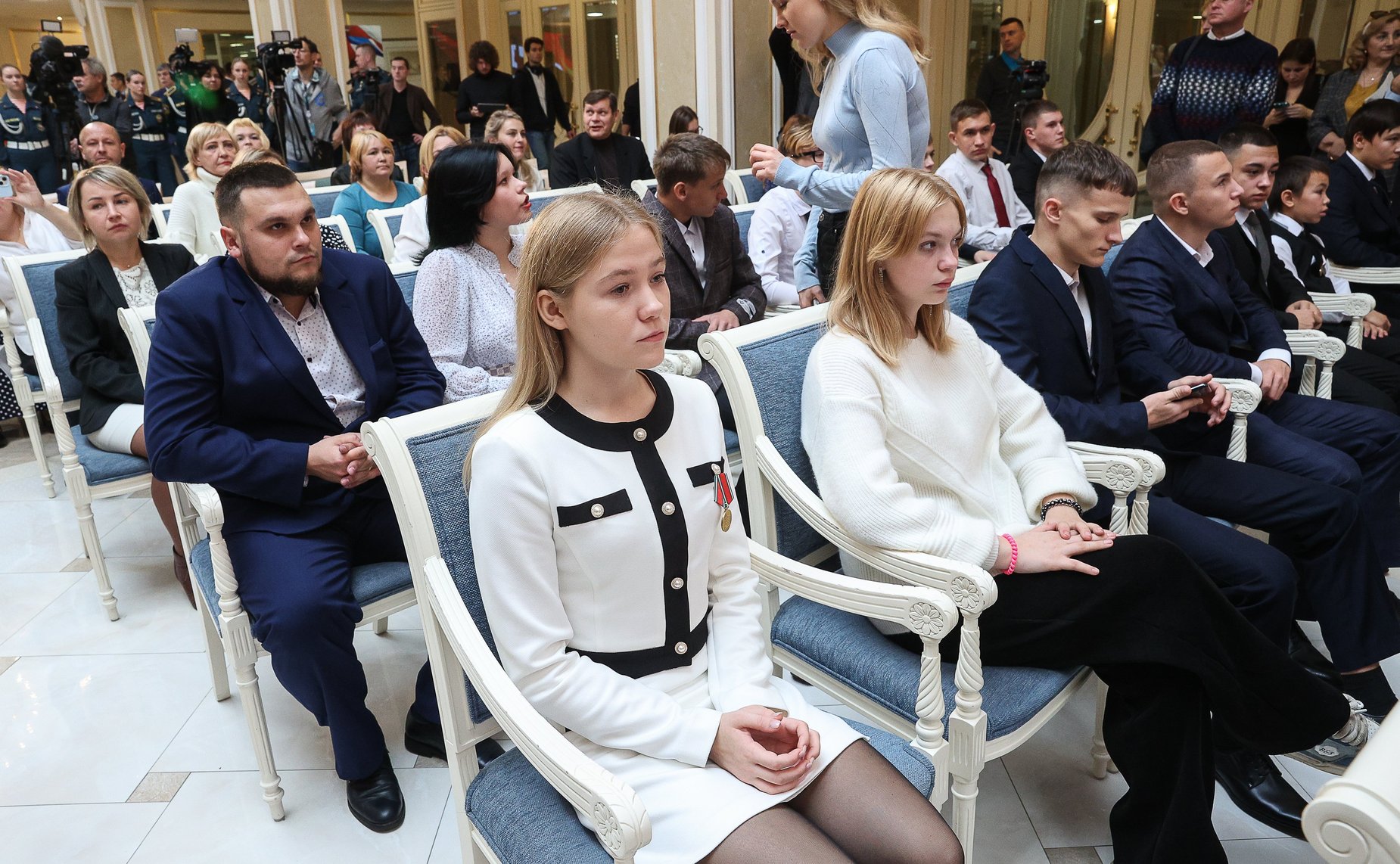 X торжественная церемония награждения детей и подростков, проявивших мужество в экстремальных ситуациях и спасших человеческие жизни