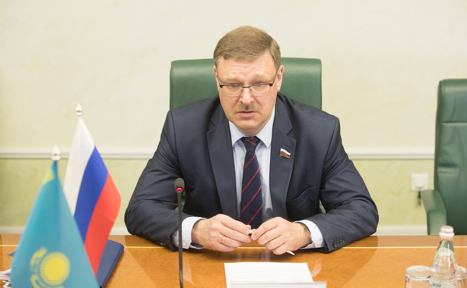 Встреча К. Косачева с наблюдателями от парламента Казахстана