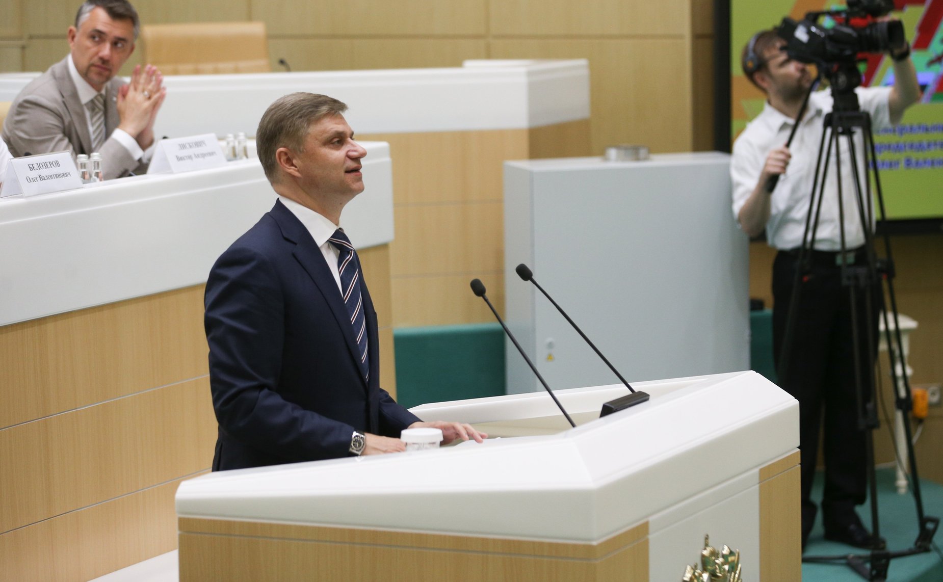 Встреча Председателя СФ Валентины Матвиенко с участниками российско-белорусского военно-патриотического проекта «Поезд Памяти»