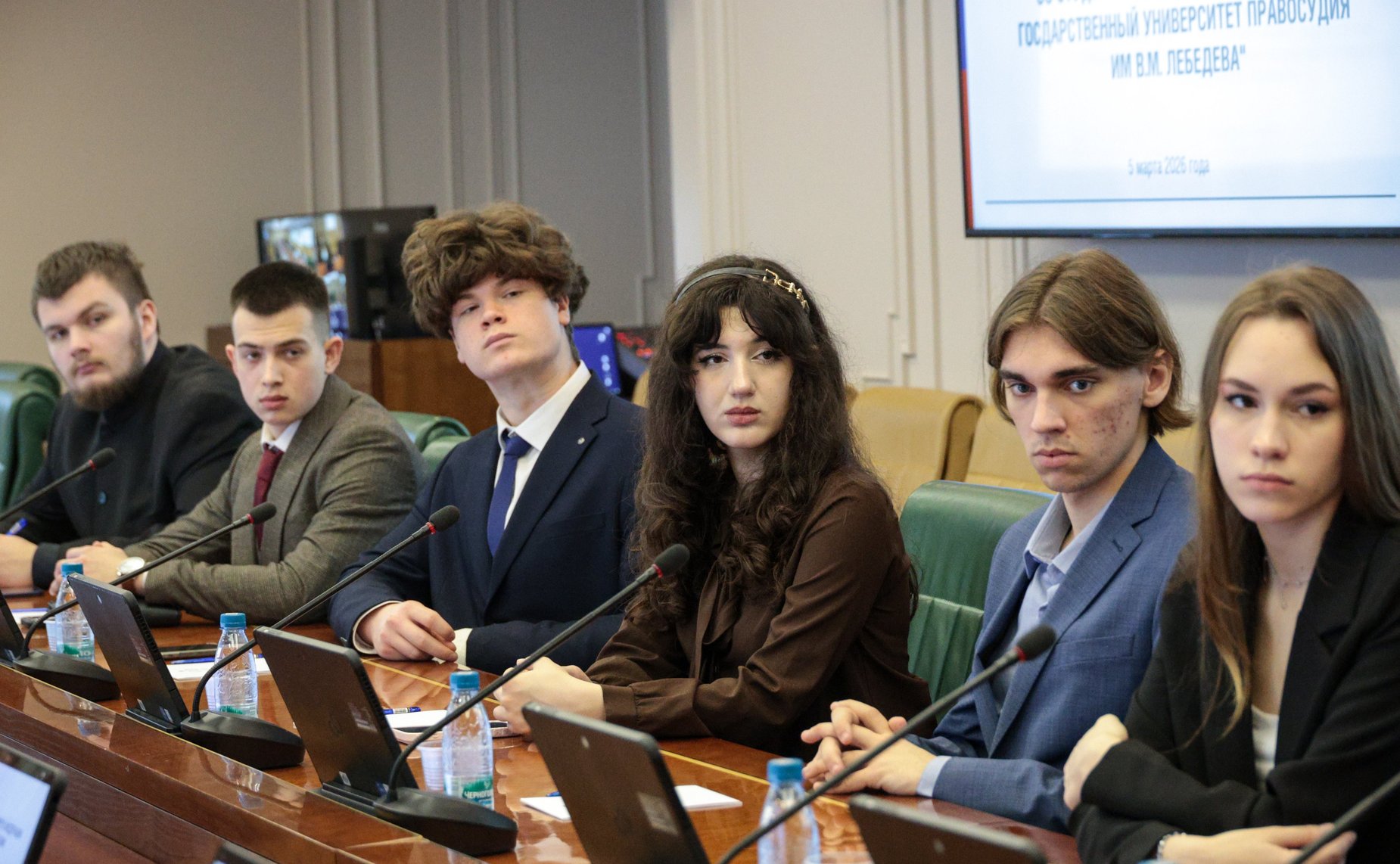 Встреча Ивана Новикова со студентами Российского государственного университета правосудия им. В.М. Лебедева