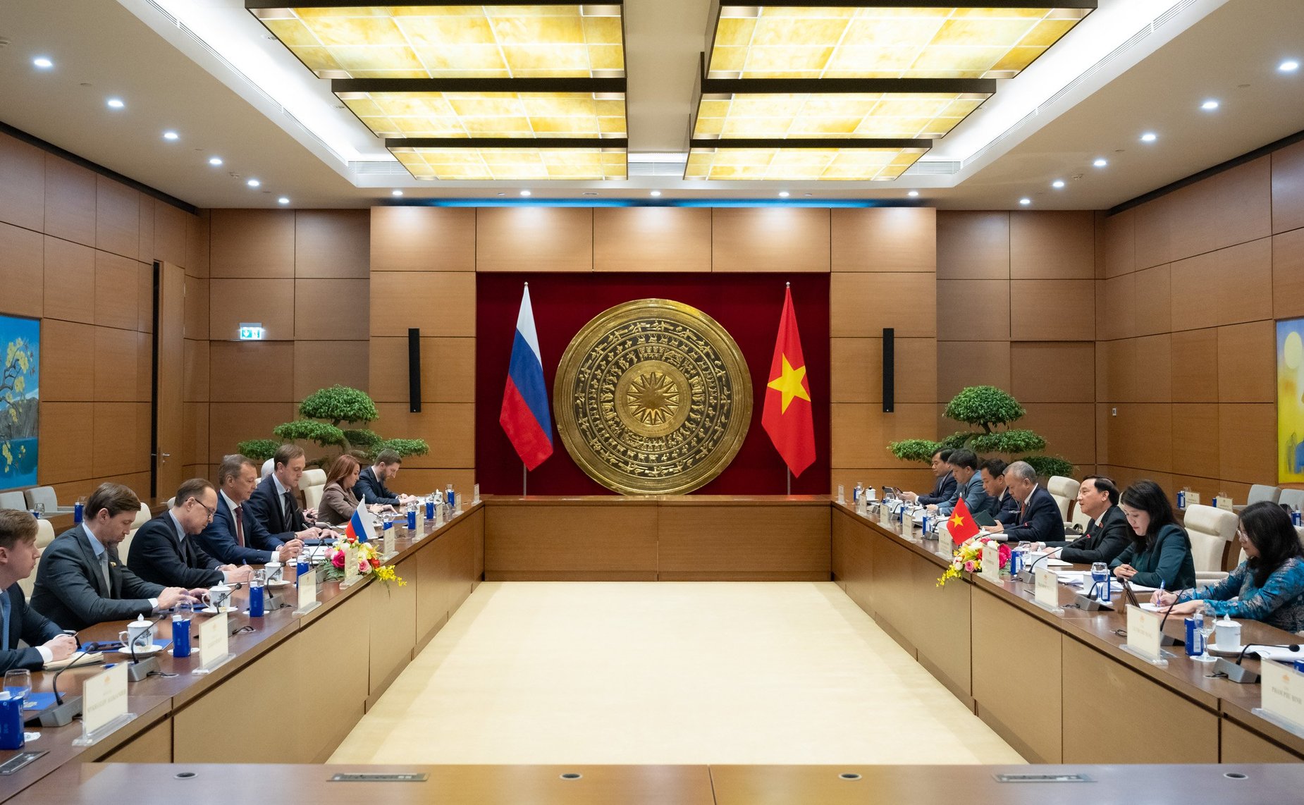 Совместное заседание групп по сотрудничеству Совета Федерации ФС Российской Федерации и Национального собрания Социалистической Республики Вьетнам