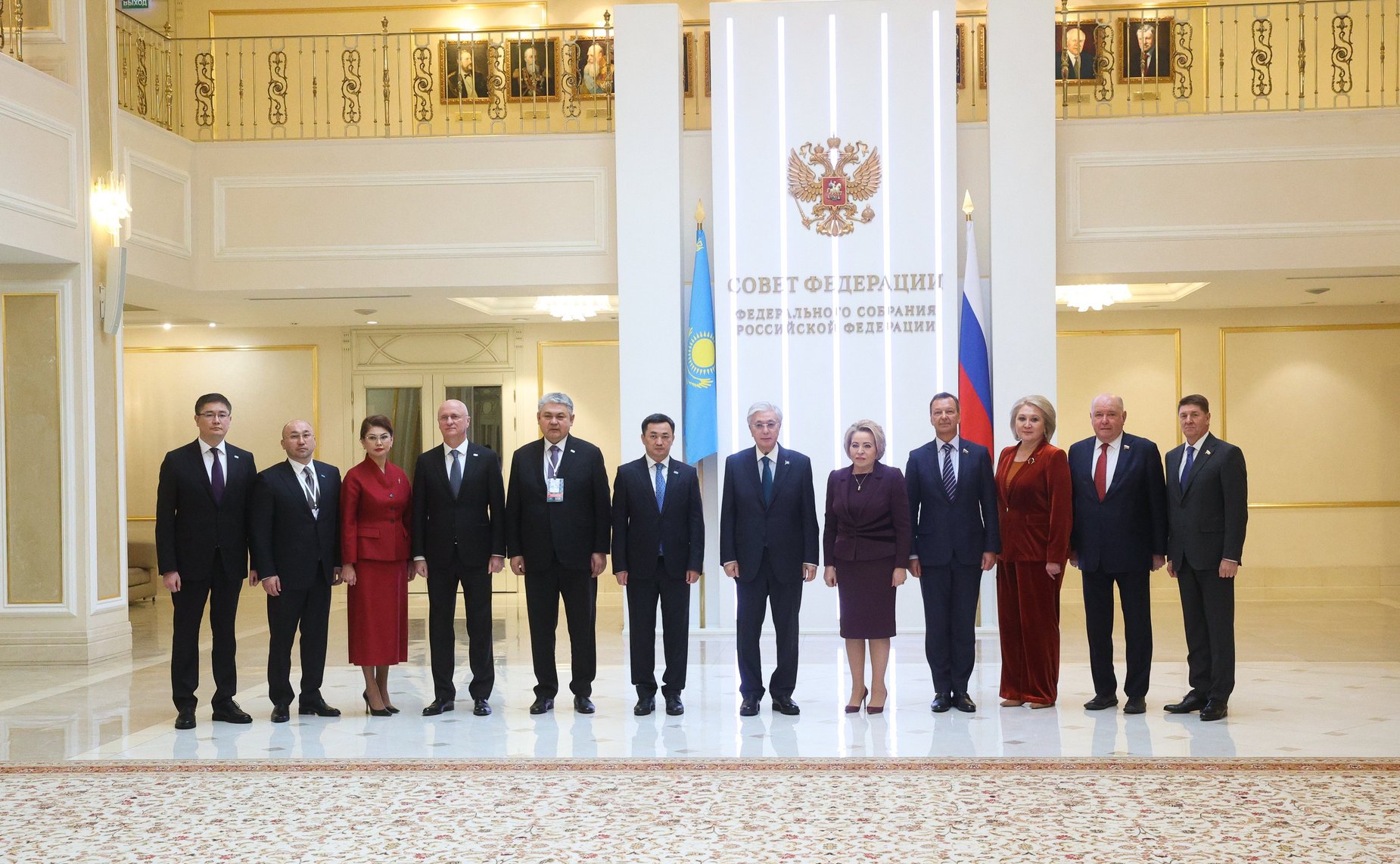 Встреча Председателя Совета Федерации Валентины Матвиенко и Президента Республики Казахстан Касым-Жомарта Токаева